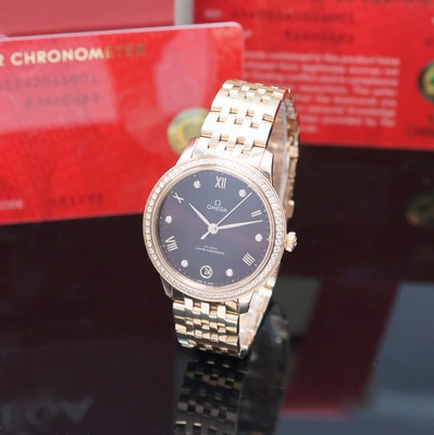 Image 26960716 - OMEGA De Ville Prestige Damenarmbanduhr in Sedna Gold 750/000 mit Diamanten Referenz ...