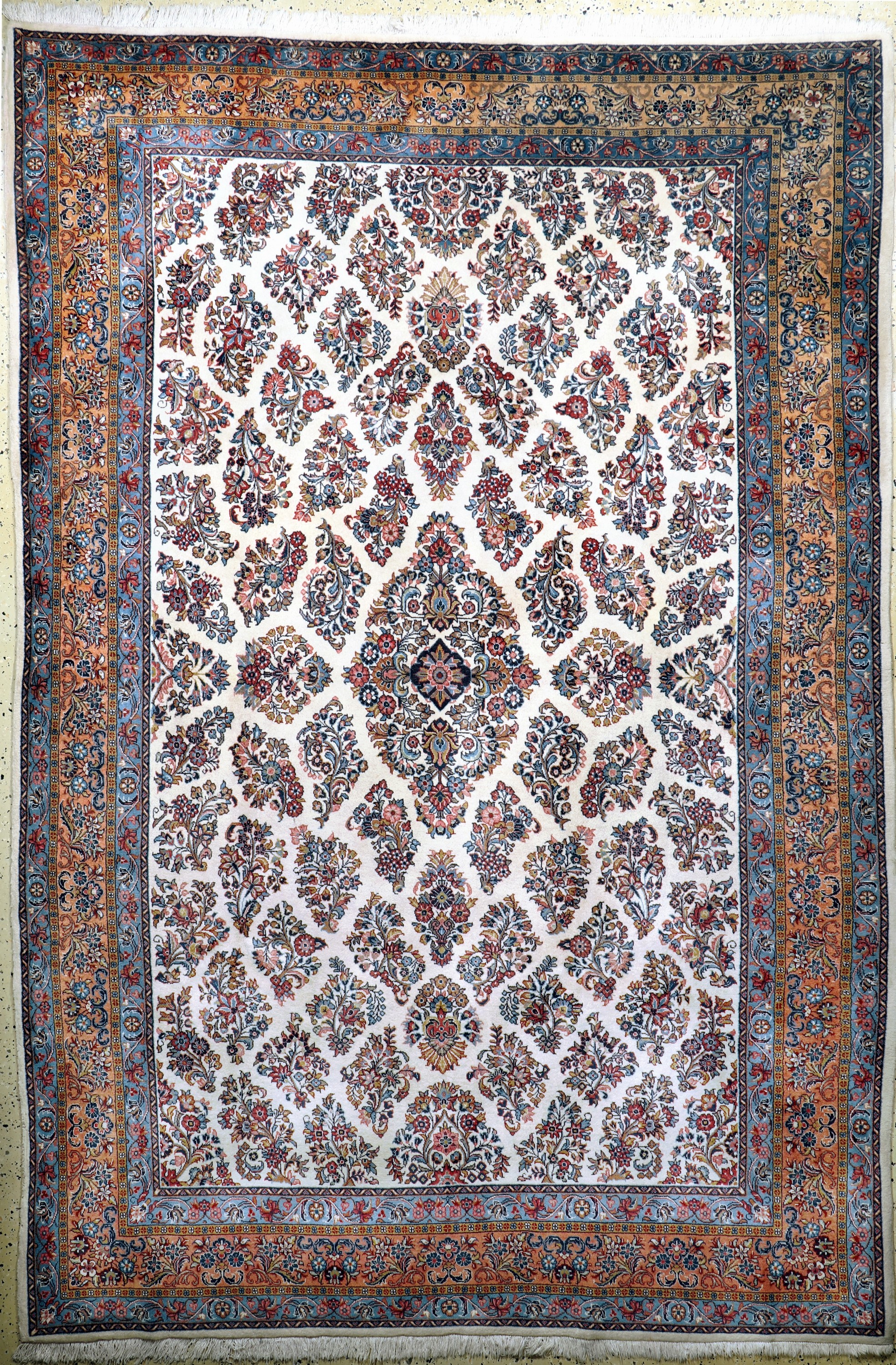 Sarogh Kork fein, Persien, Ende 20.Jhd, Wolle auf Baumwolle, ca. 310 x 210 cm, EHZ: 2 (verblasst).