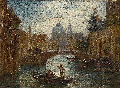 Image 26960818 - Friedrich Ernst Morgenstern, 1853-1919 Frankfurt am Main, Ansicht aus Venedig, ...