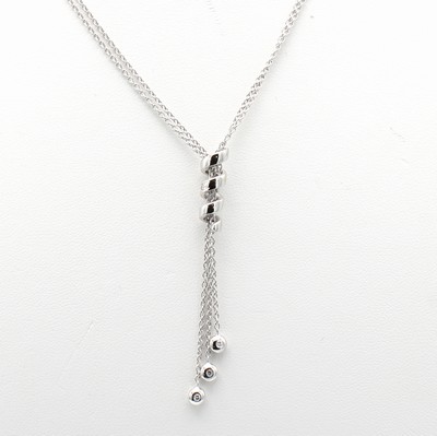 Image Collier mit Brillanten, WG 585/000, Brill. zus. ca. 0.10 ct Weiß/vs-si, ...
