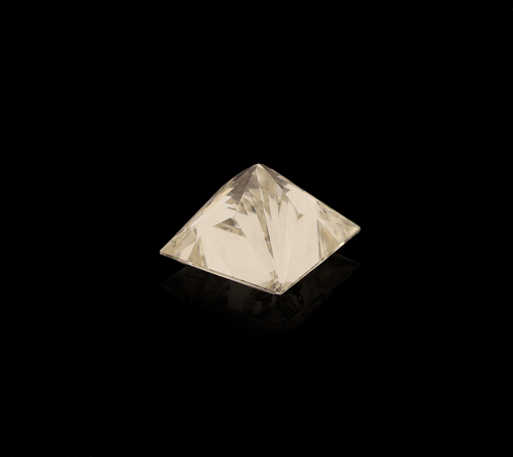Detail a: Loser Princess Cut Diamant ca. 0.50 ct l.get.Weiß/vs2