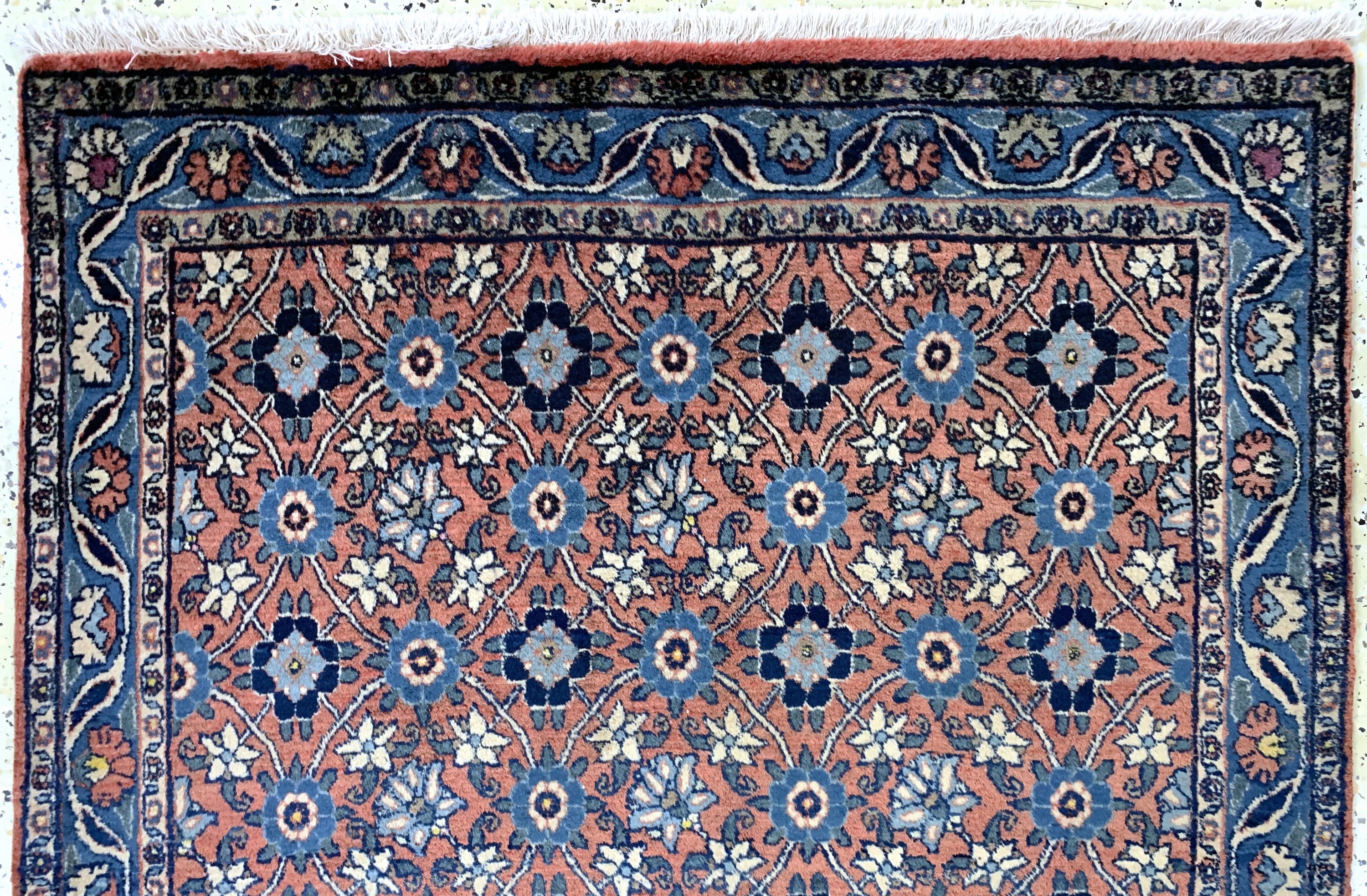 Detail a: Weramin, Persien, Mitte 20.Jhd, Wolle auf Baumwolle, ca. 152 x 102 cm, EHZ: 2