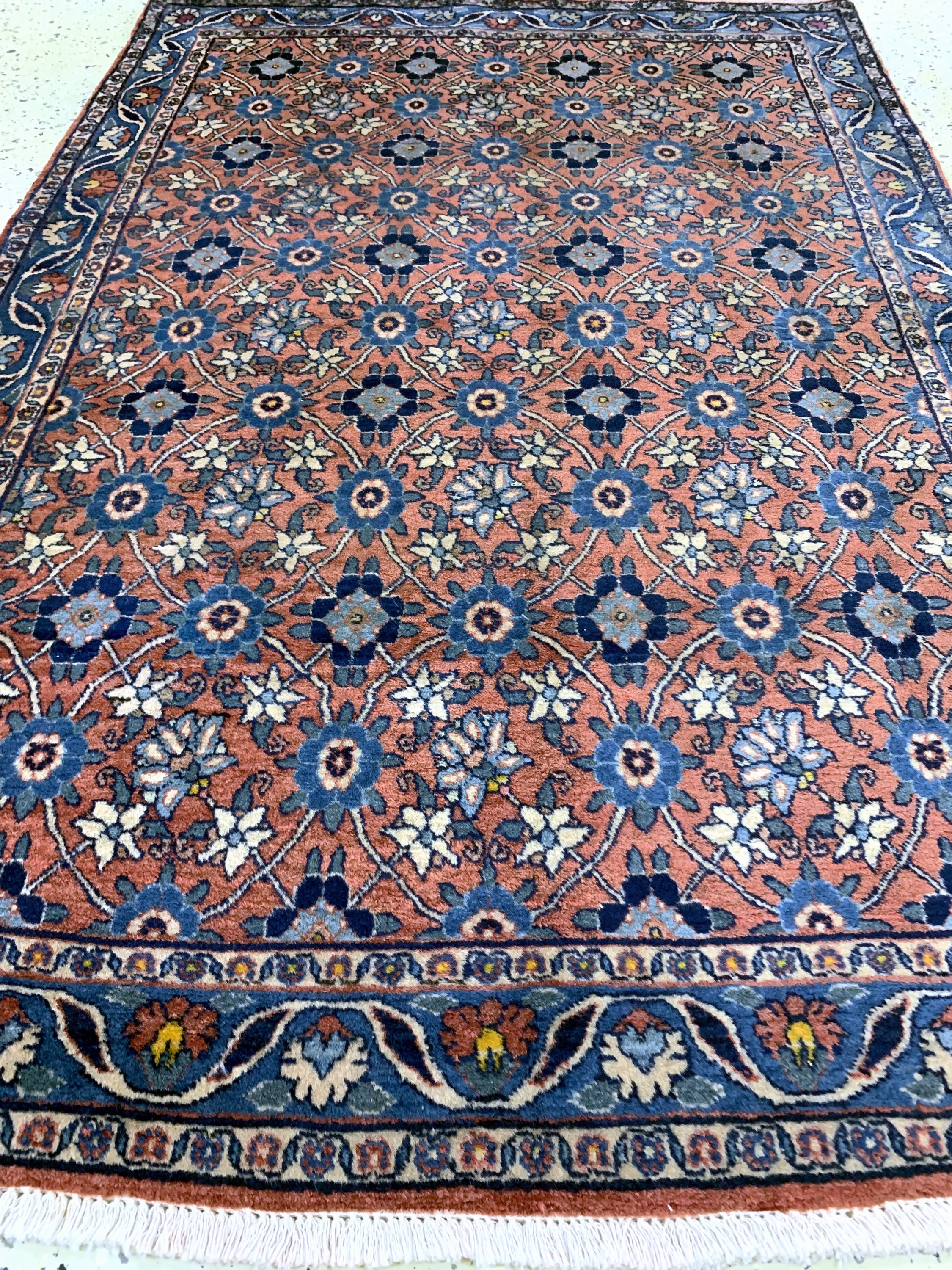 Detail d: Weramin, Persien, Mitte 20.Jhd, Wolle auf Baumwolle, ca. 152 x 102 cm, EHZ: 2