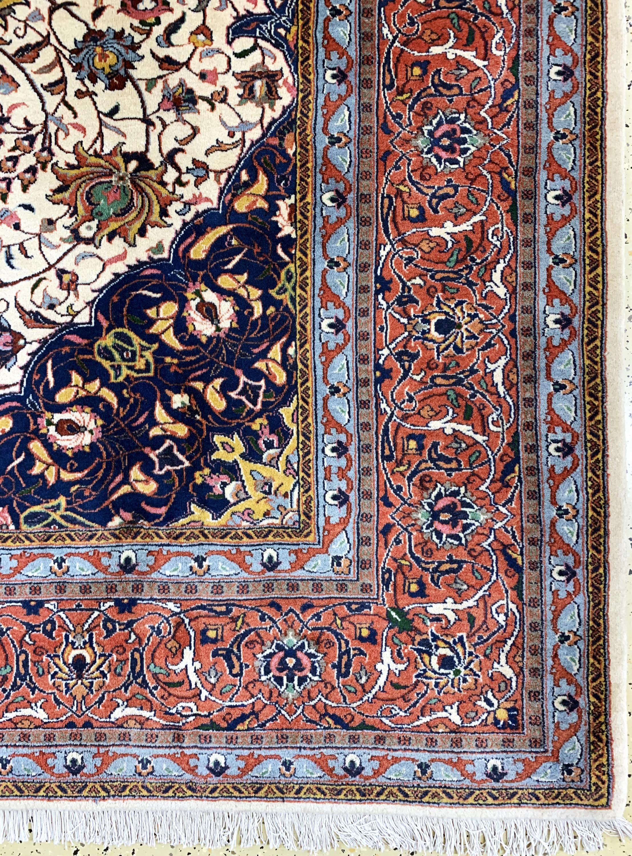 Detail a: Sarogh, Persien, Ende 20.Jhd, Wolle auf Baumwolle, ca. 390 x 300 cm, EHZ: 1-2