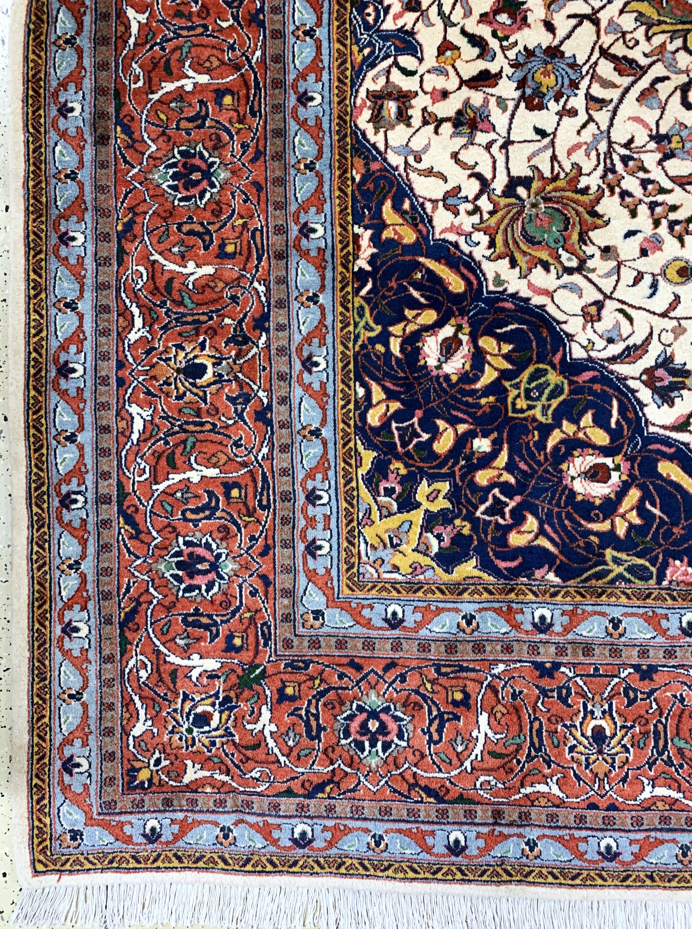 Detail b: Sarogh, Persien, Ende 20.Jhd, Wolle auf Baumwolle, ca. 390 x 300 cm, EHZ: 1-2