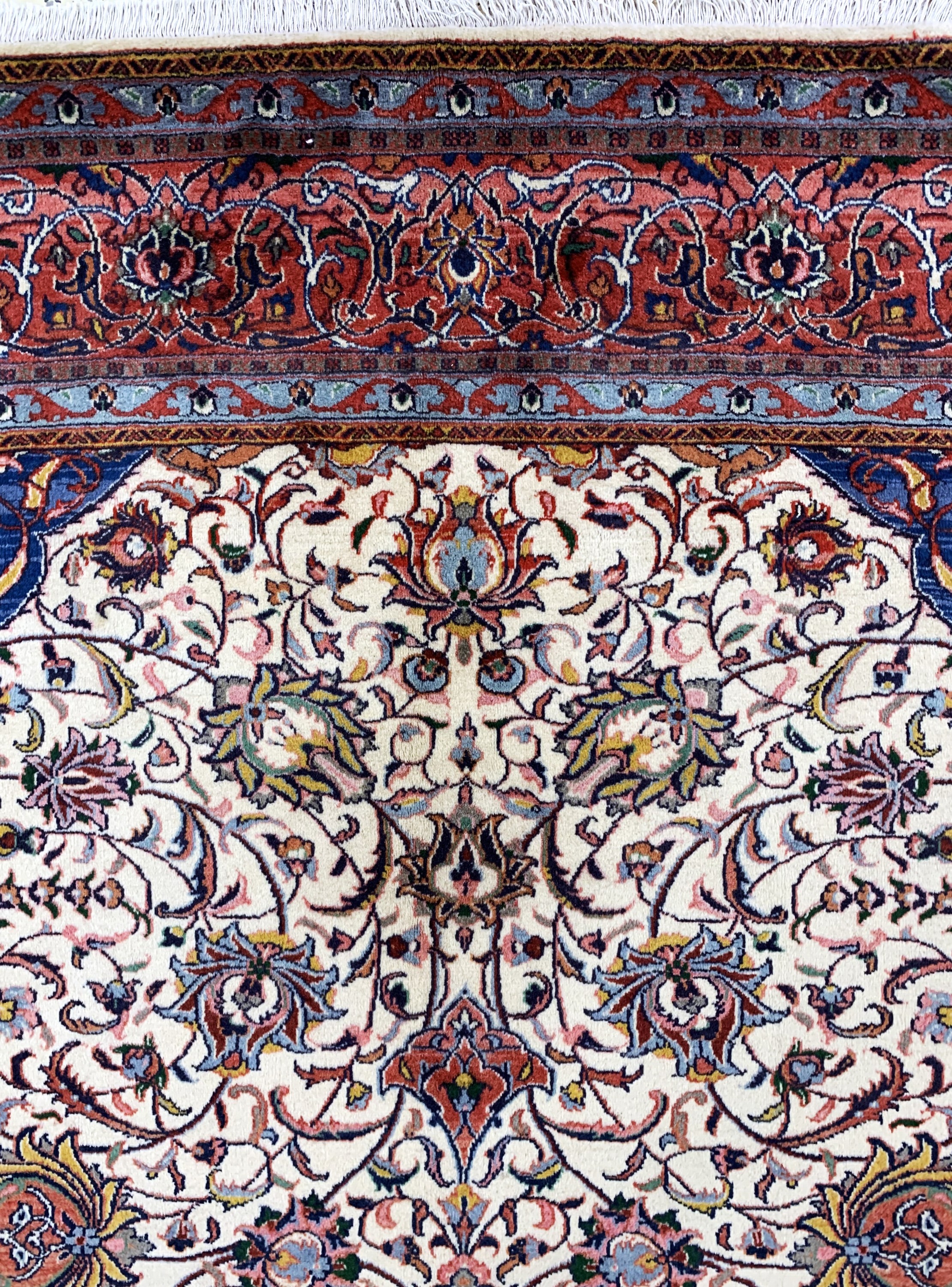 Detail e: Sarogh, Persien, Ende 20.Jhd, Wolle auf Baumwolle, ca. 390 x 300 cm, EHZ: 1-2