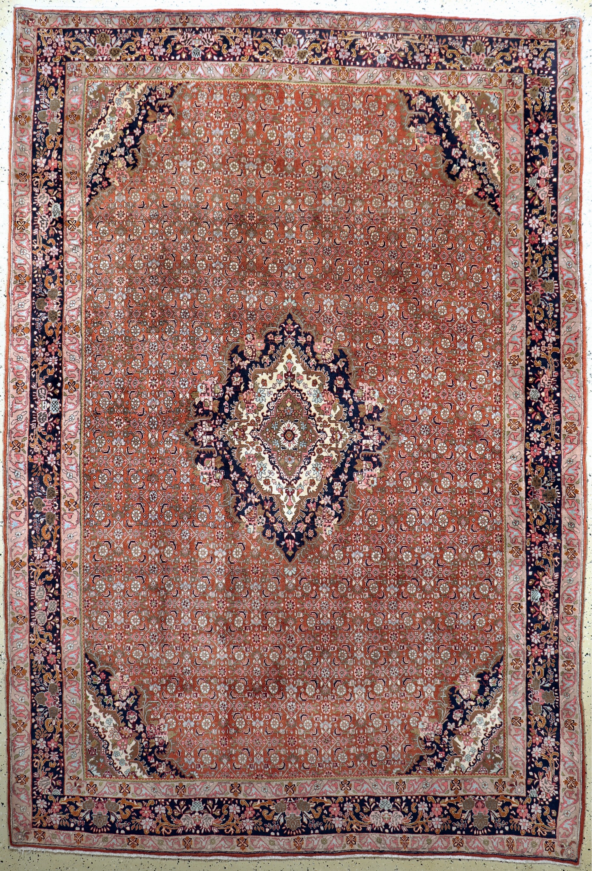Bidjar fein alt, Persien, Mitte 20.Jhd, Wolle auf Baumwolle, ca. 340 x 250 cm, EHZ: 1-2