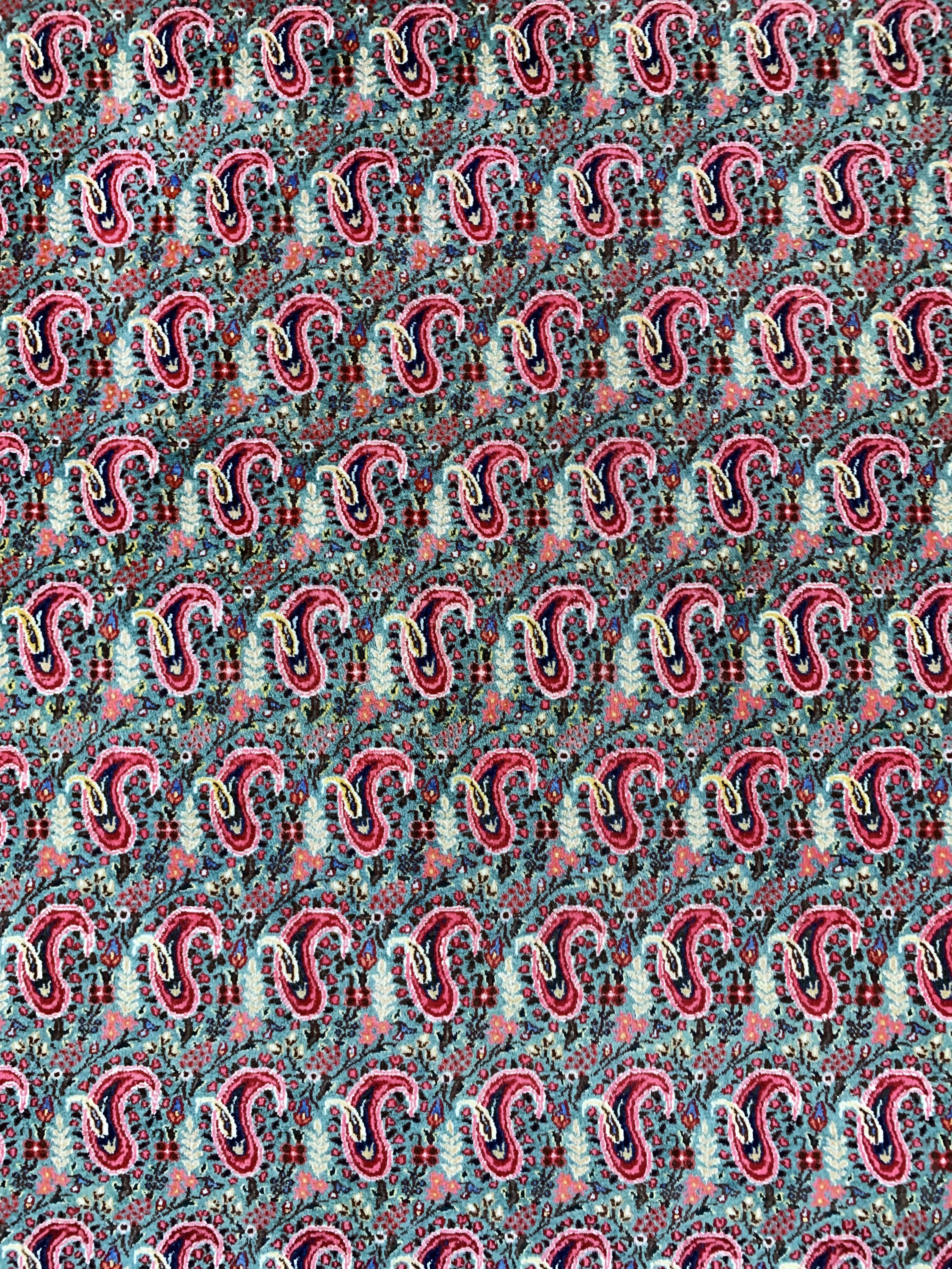 Detail c: Mud Kork fein, Persien, Ende 20.Jhd, Korkwolle auf Baumwolle, ca. 345 x 252 cm, EHZ: 1-2
