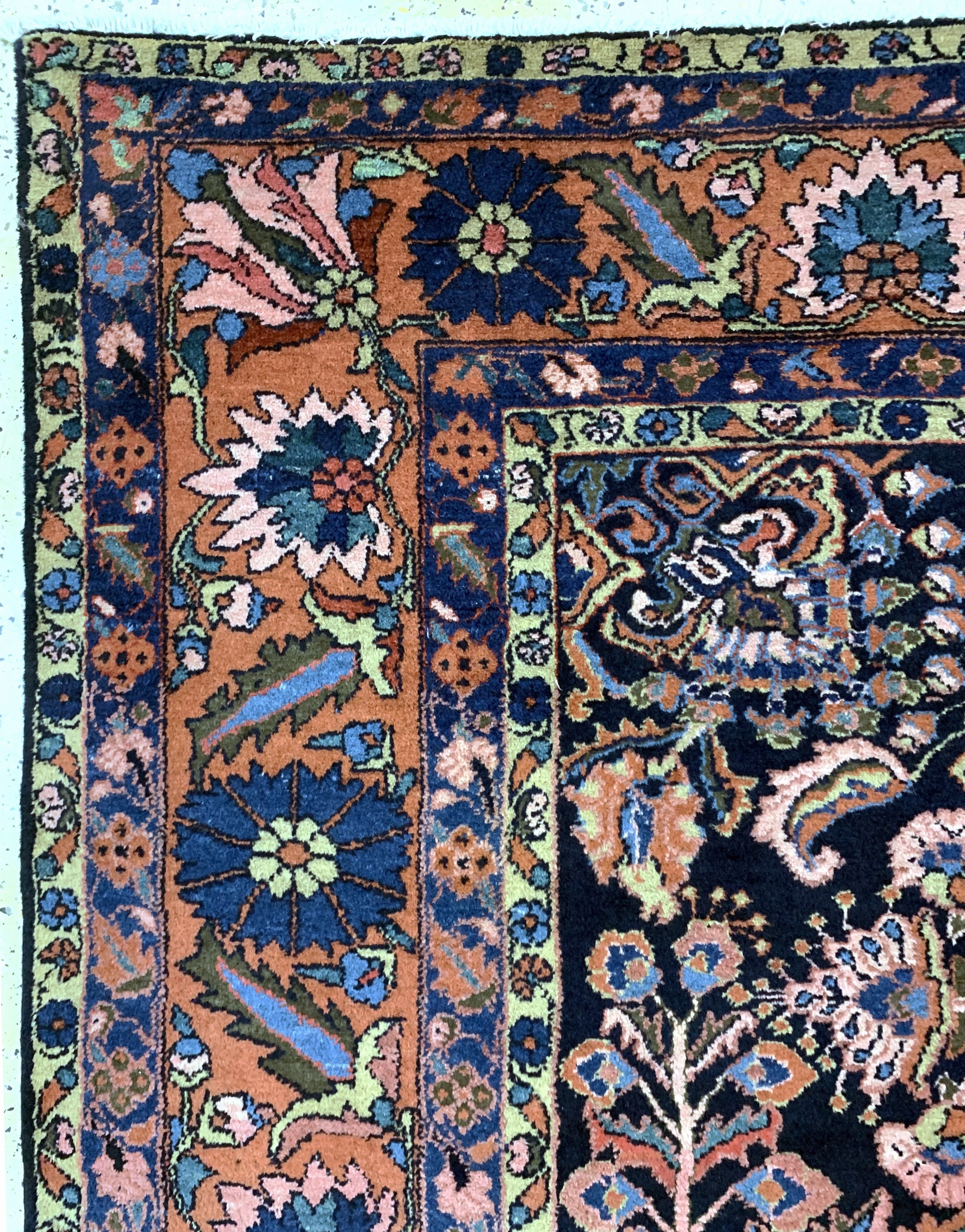 Detail e: Lilian alt, Persien, Anfang 20.Jhd, Wolle auf Baumwolle, ca. 342 x 235 cm, EHZ: 3