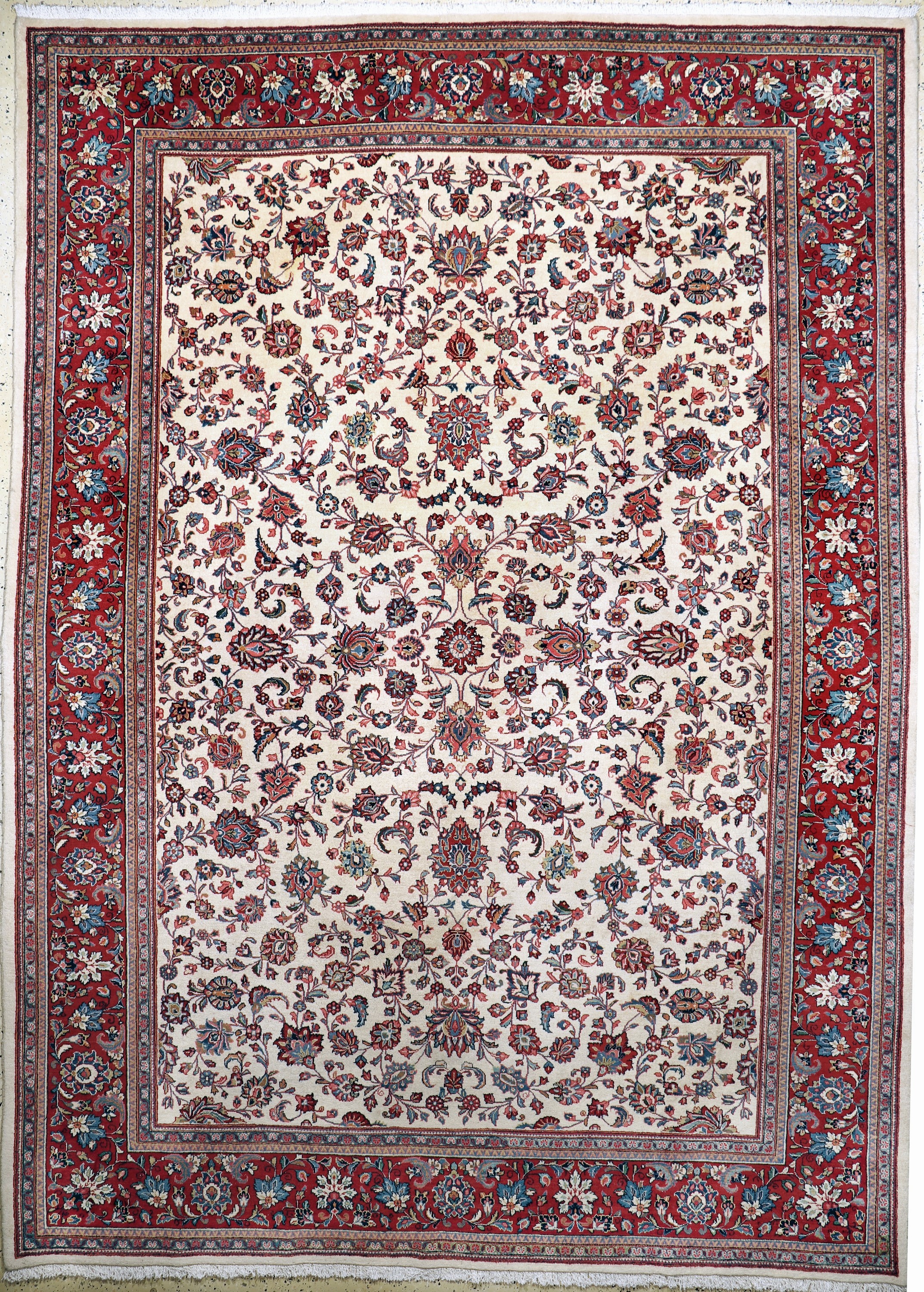 Sarogh fein alt, Persien, Mitte 20.Jhd, Wolle auf Baumwolle, ca. 370 x 268 cm, EHZ: 1-2