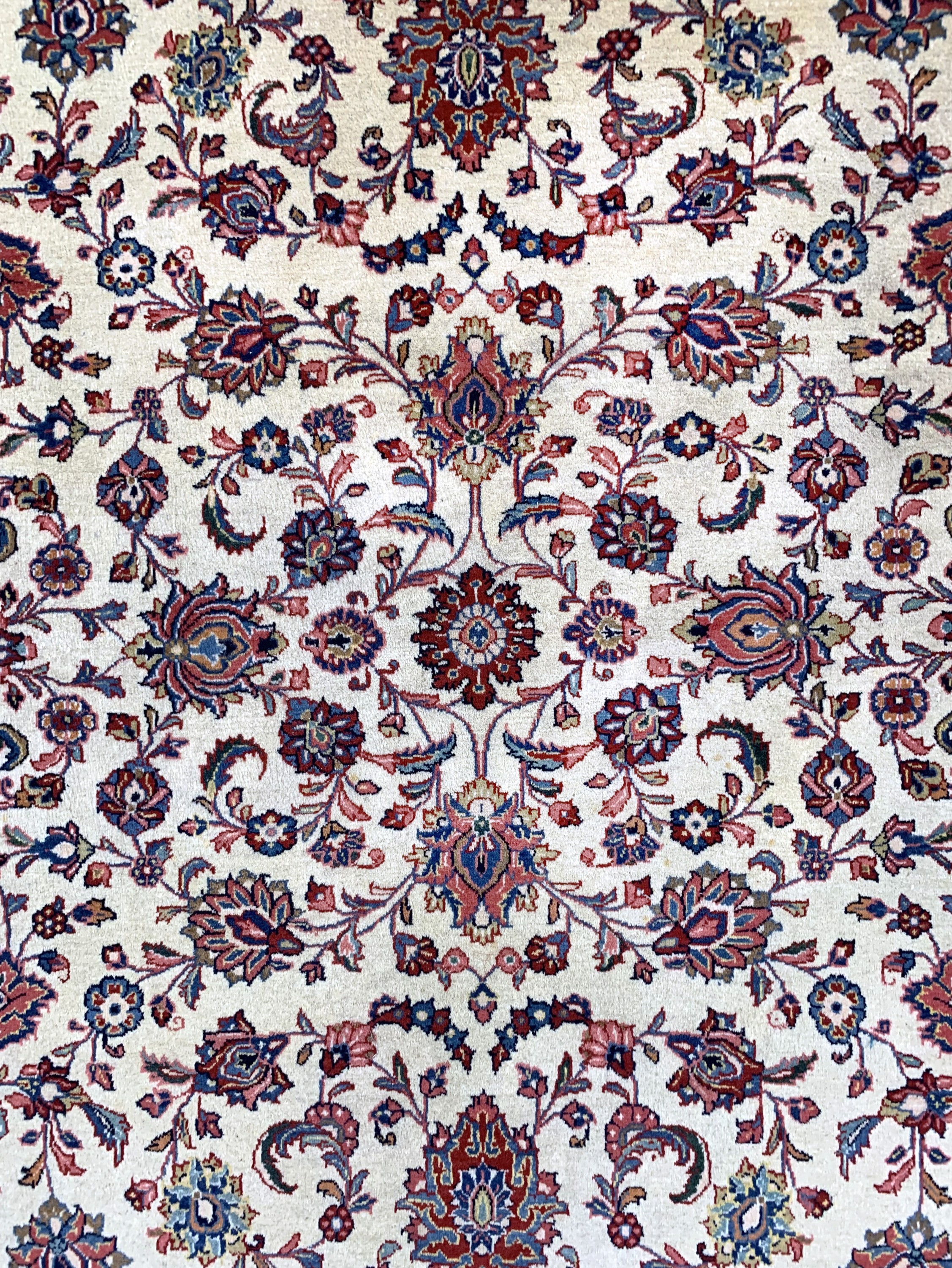 Detail c: Sarogh fein alt, Persien, Mitte 20.Jhd, Wolle auf Baumwolle, ca. 370 x 268 cm, EHZ: 1-2
