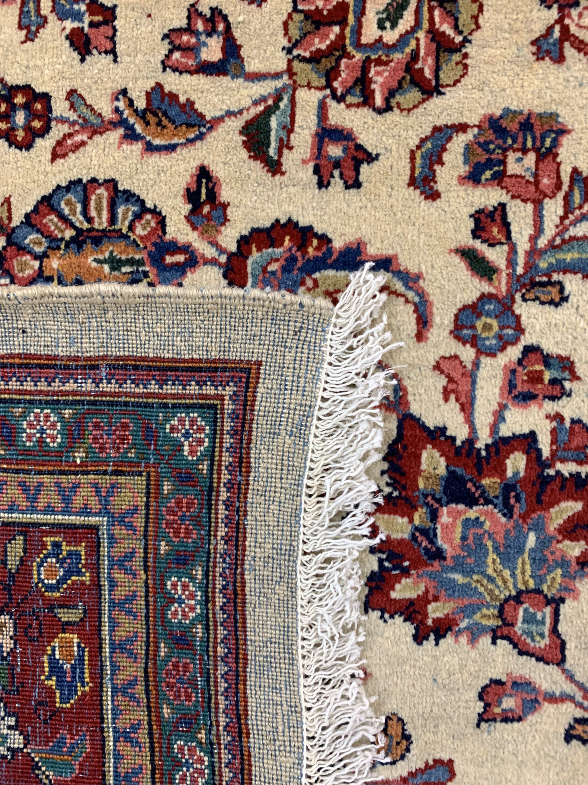 Detail h: Sarogh fein alt, Persien, Mitte 20.Jhd, Wolle auf Baumwolle, ca. 370 x 268 cm, EHZ: 1-2