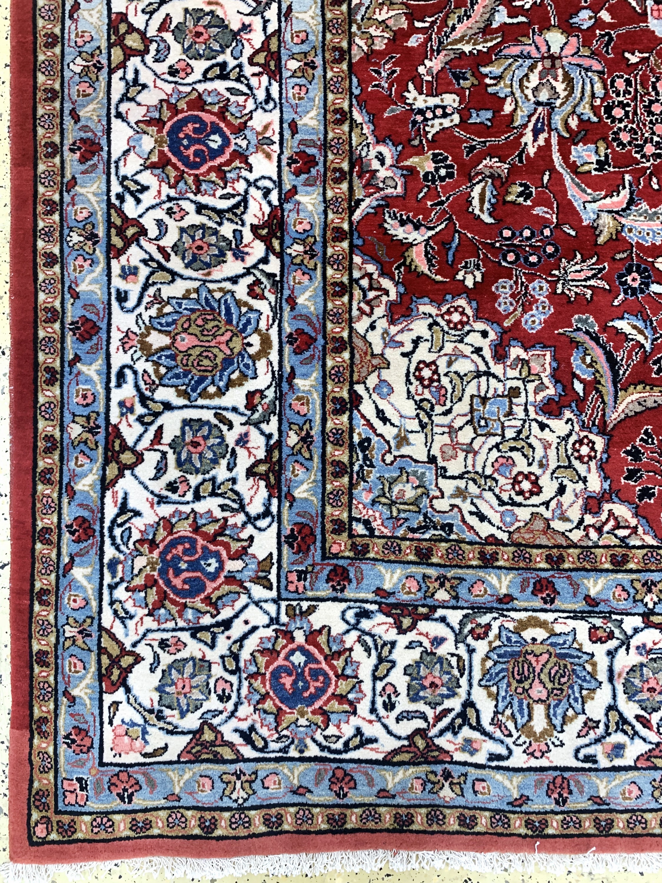 Detail b: Sarogh alt, Persien, Mitte 20.Jhd, Wolle auf Baumwolle, ca. 375 x 285 cm, EHZ: 1-2