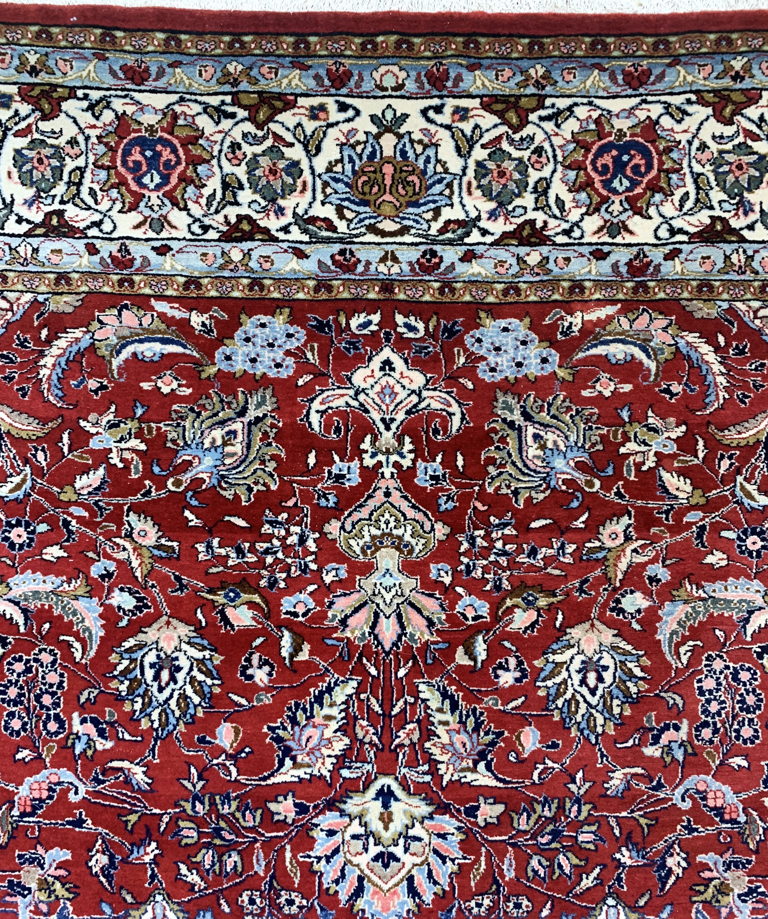 Detail e: Sarogh alt, Persien, Mitte 20.Jhd, Wolle auf Baumwolle, ca. 375 x 285 cm, EHZ: 1-2