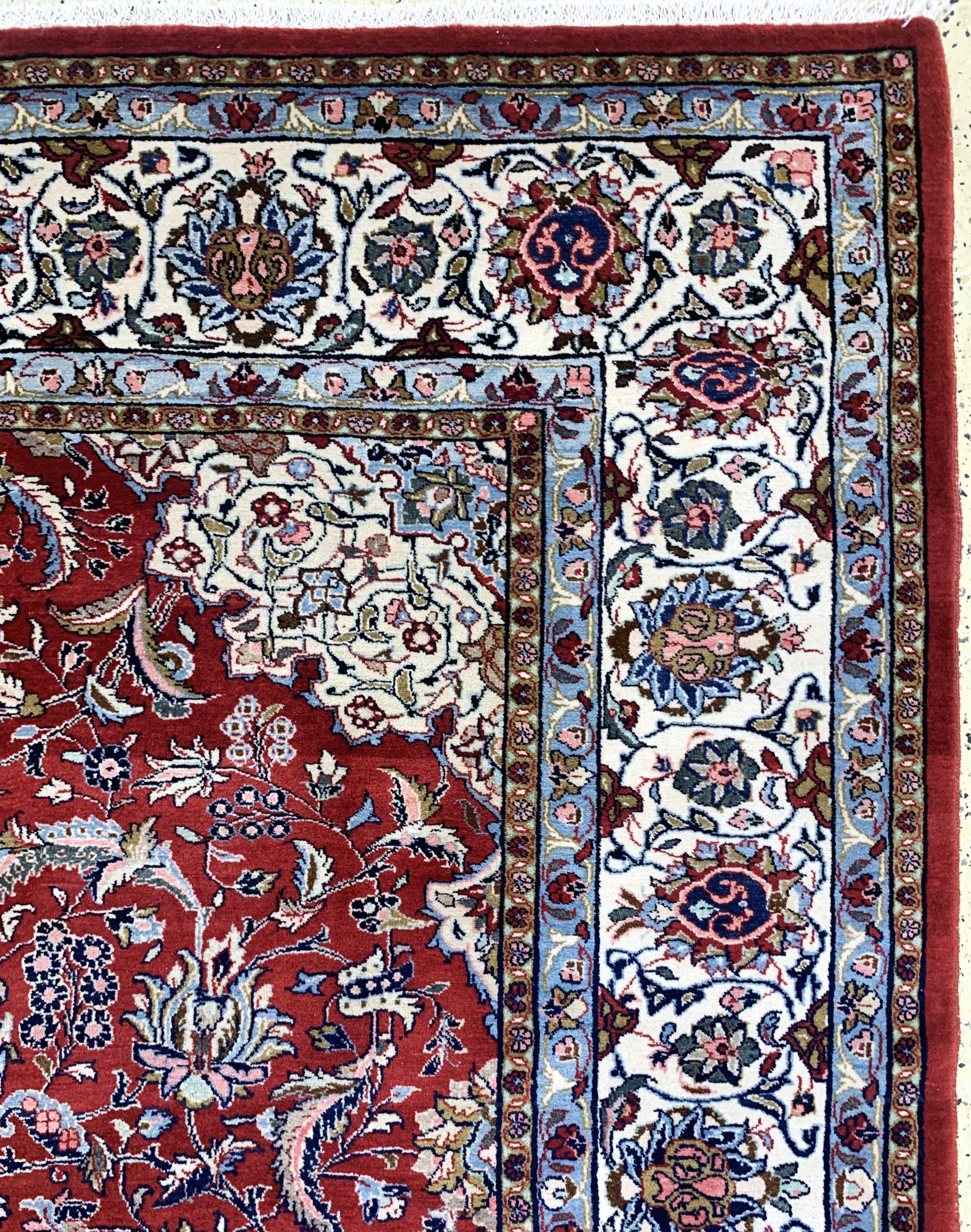Detail f: Sarogh alt, Persien, Mitte 20.Jhd, Wolle auf Baumwolle, ca. 375 x 285 cm, EHZ: 1-2