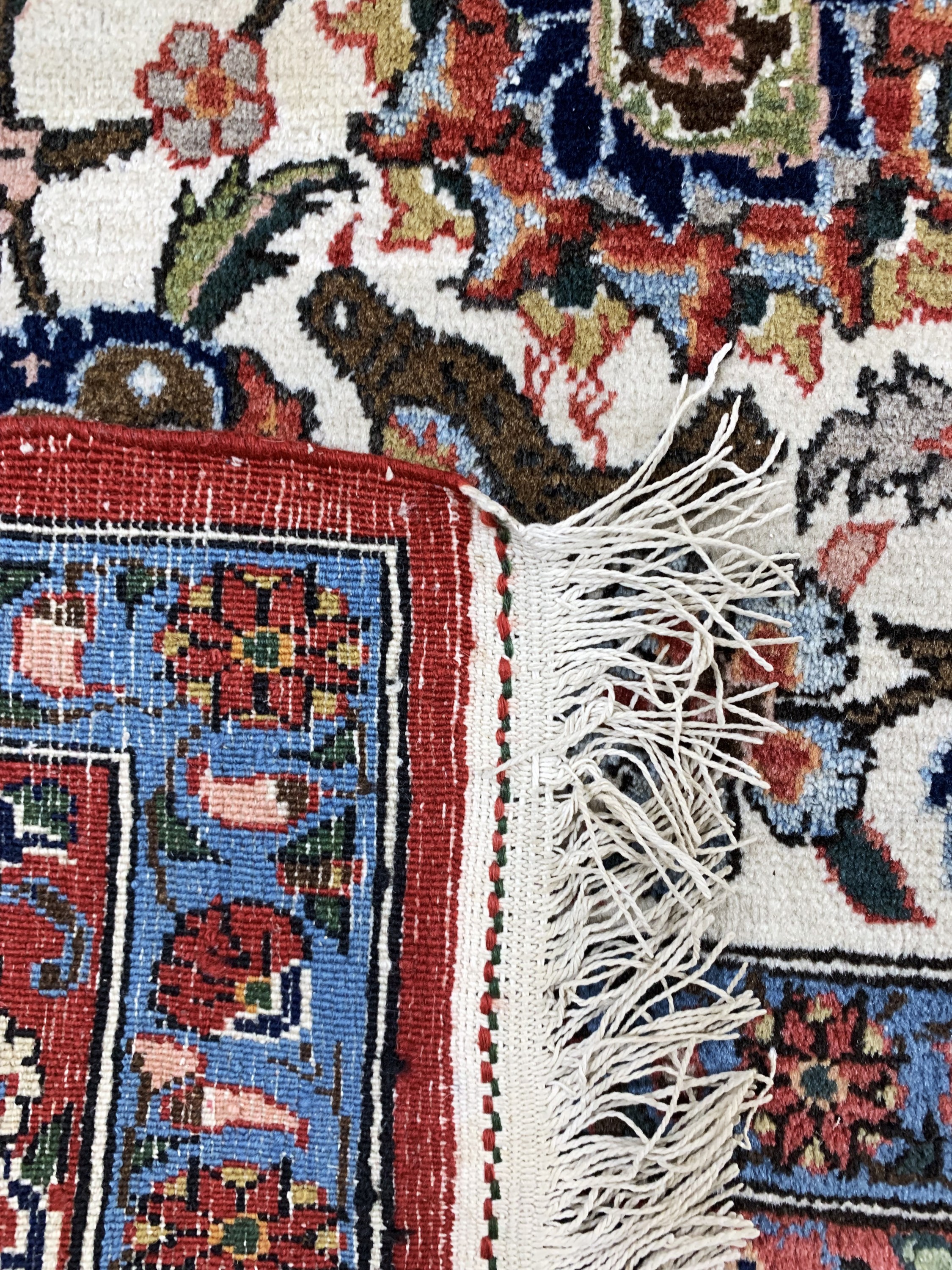 Detail g: Ghom alt, Persien, Mitte 20.Jhd, Wolle auf Baumwolle, ca. 332 x 220 cm, EHZ: 3