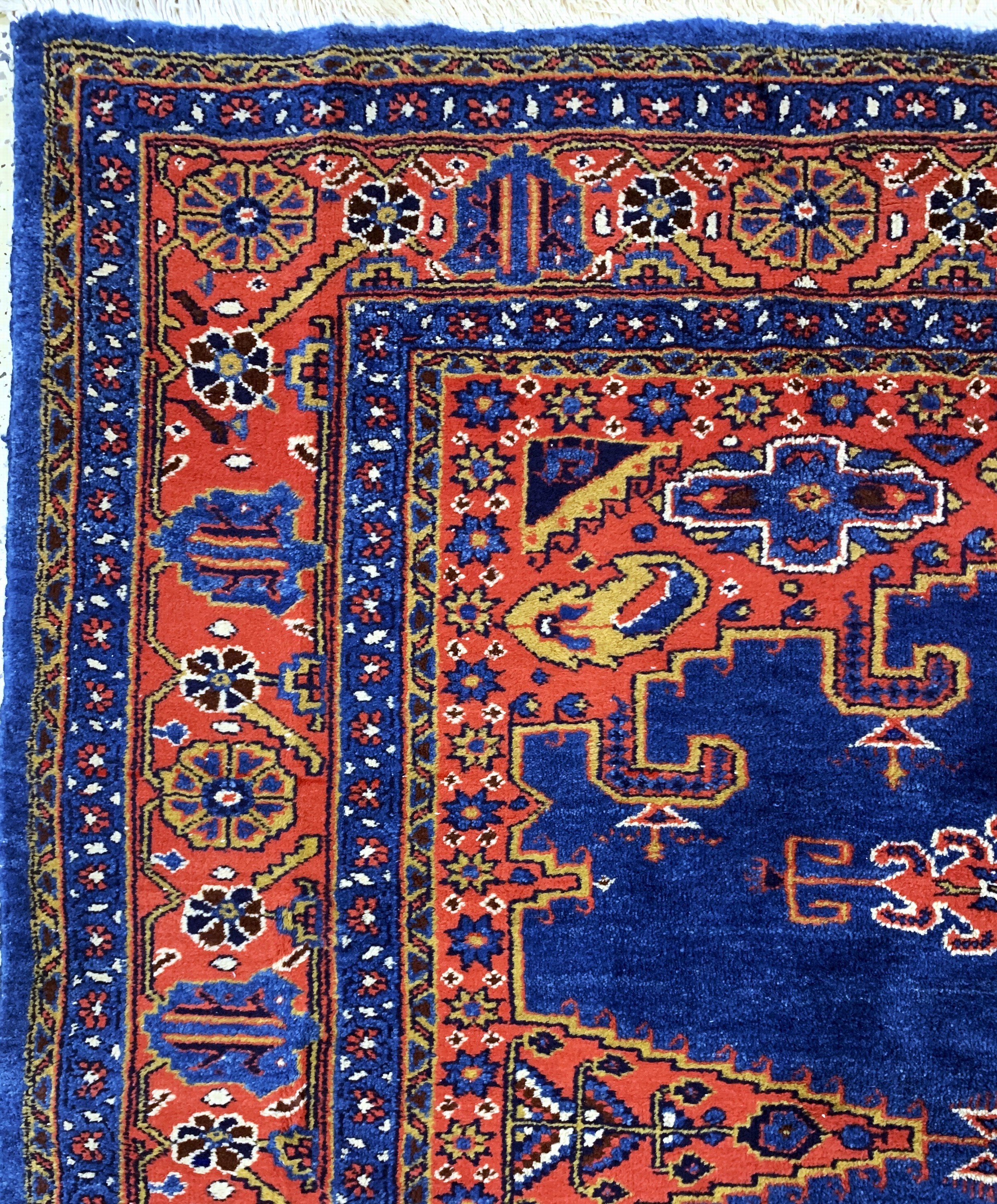 Detail d: Wiss, Persien, Mitte 20.Jhd, Wolle auf Baumwolle, ca. 309 x 250 cm, EHZ: 2