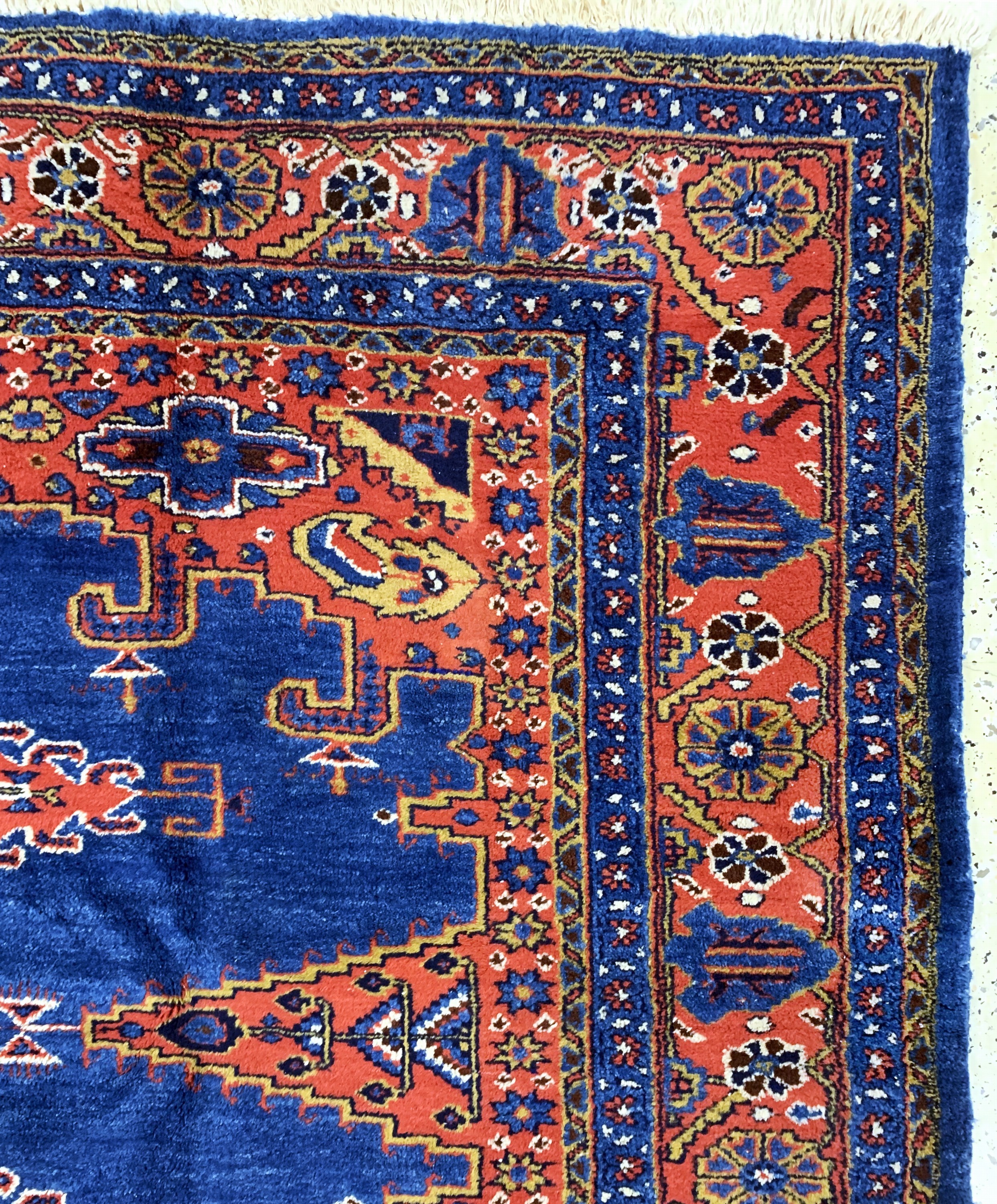 Detail e: Wiss, Persien, Mitte 20.Jhd, Wolle auf Baumwolle, ca. 309 x 250 cm, EHZ: 2
