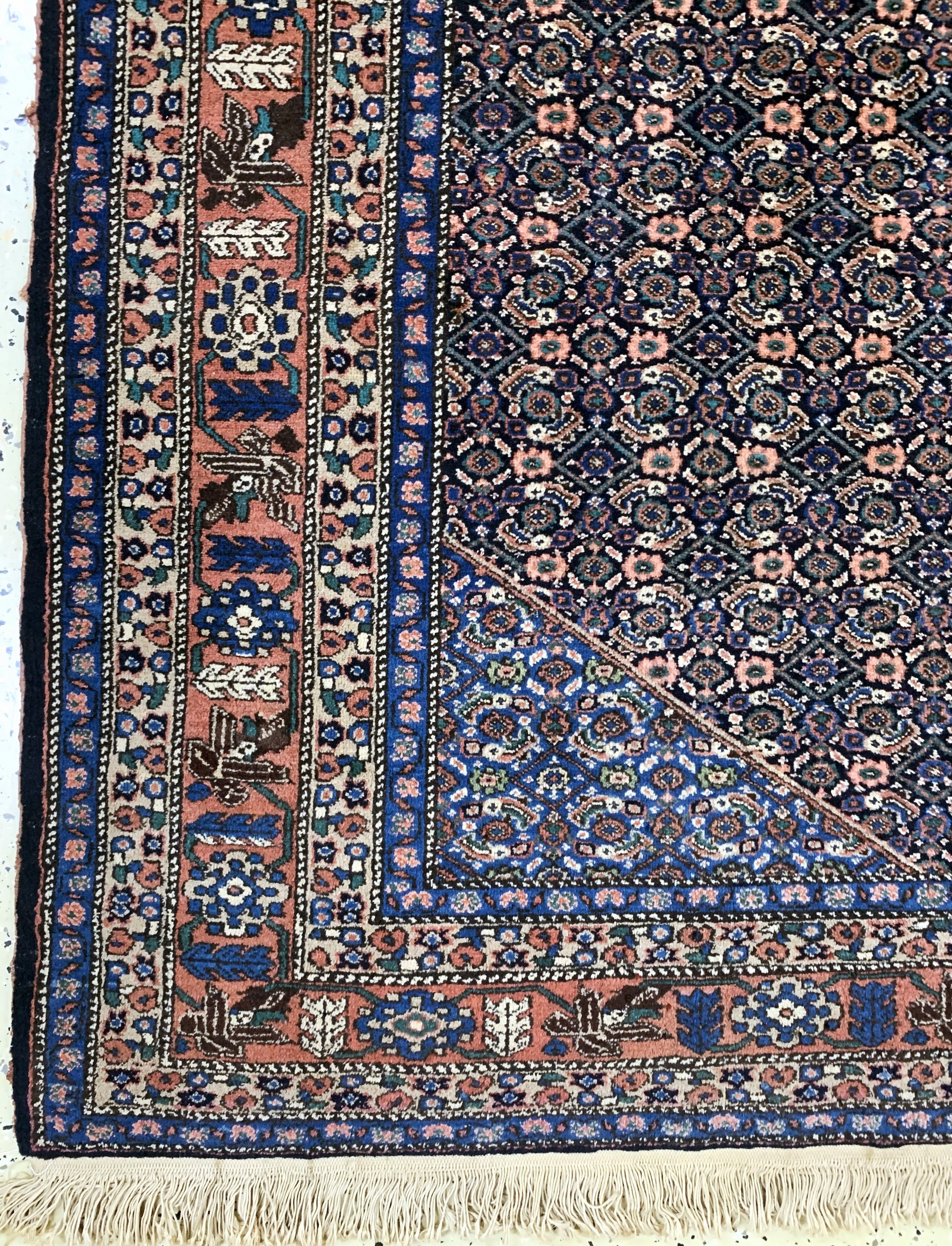 Detail b: Ardebil antik, Persien, um 1900, Wolle auf Baumwolle, ca. 260 x 180 cm, EHZ: 2