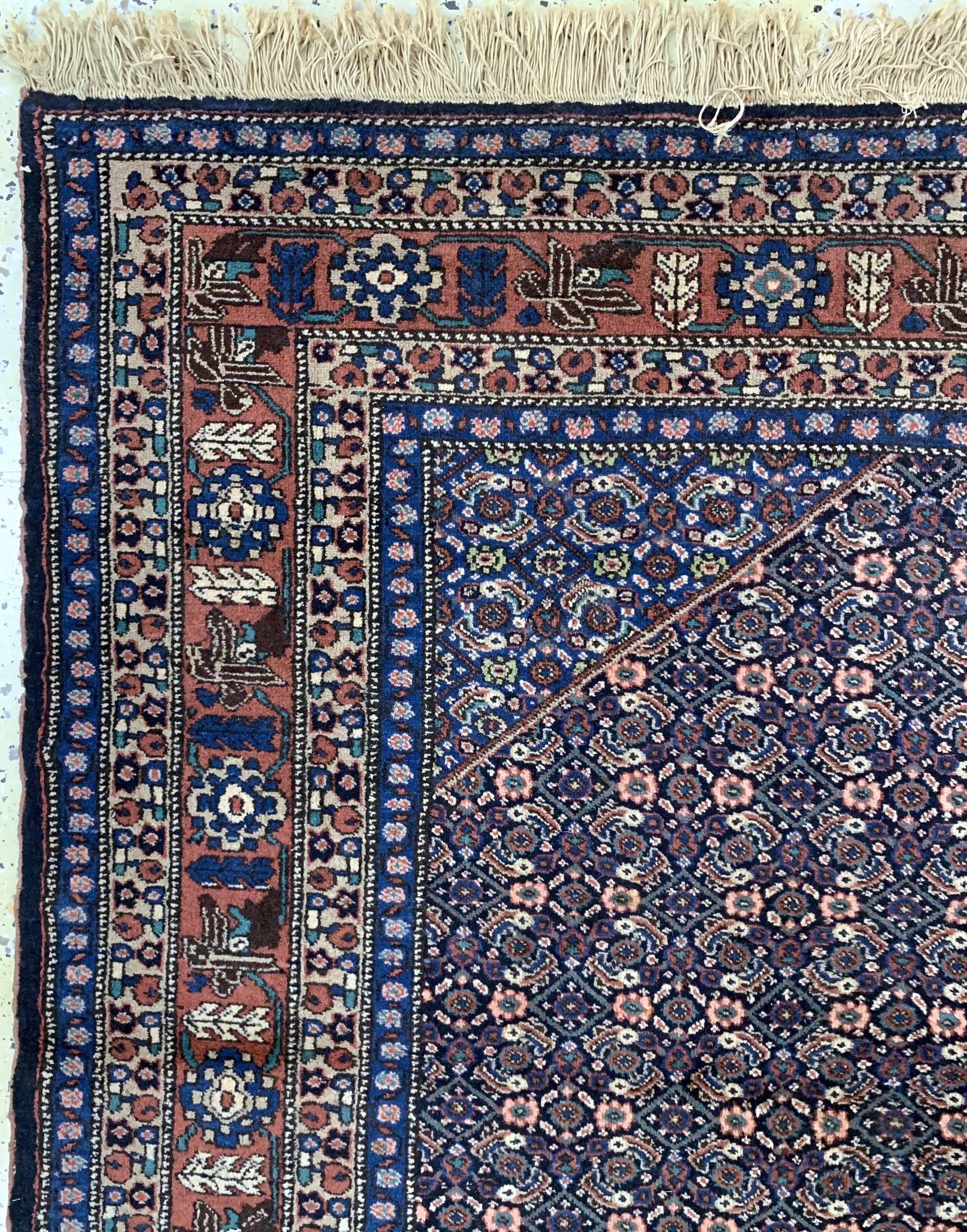 Detail d: Ardebil antik, Persien, um 1900, Wolle auf Baumwolle, ca. 260 x 180 cm, EHZ: 2