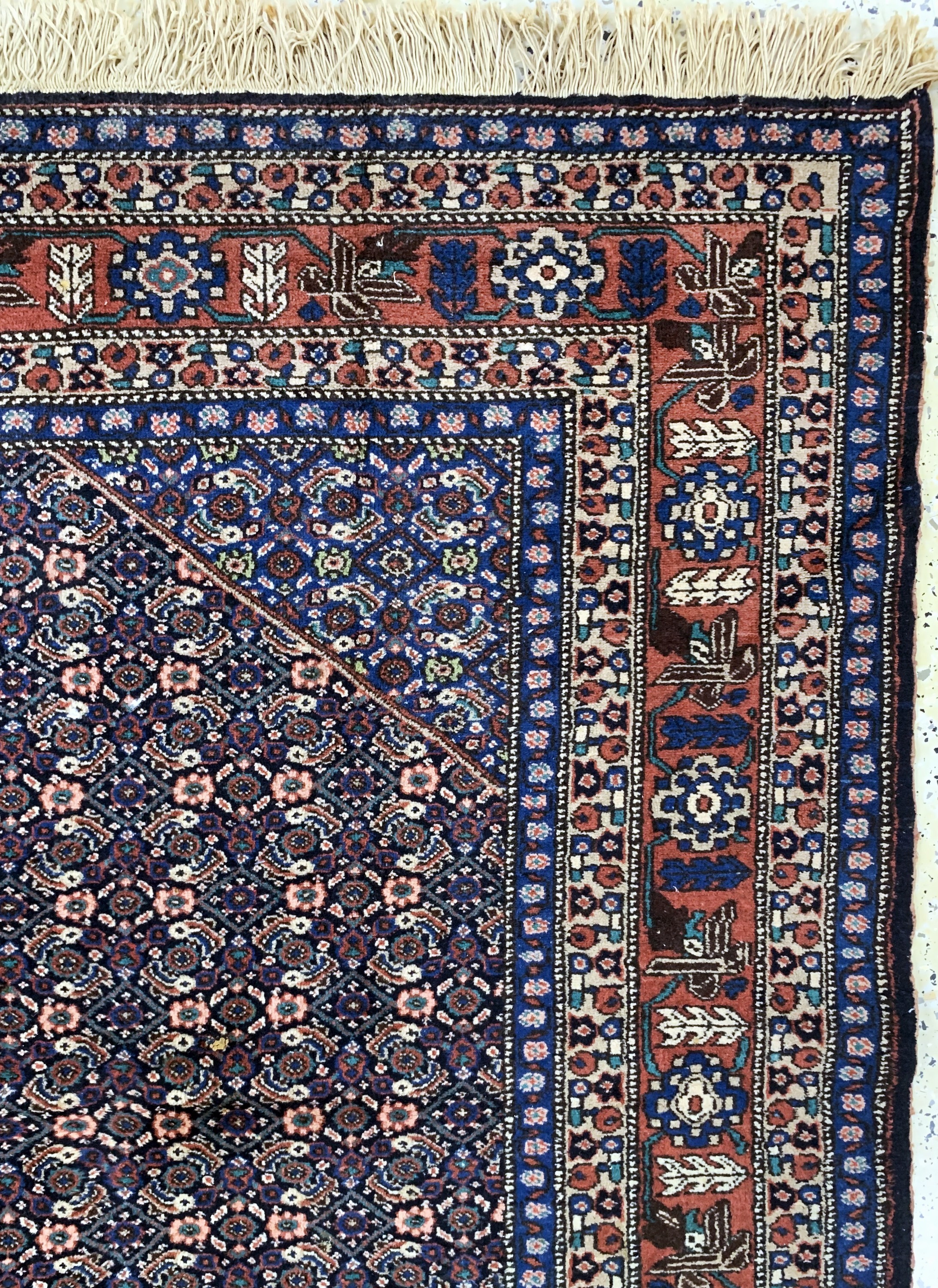 Detail e: Ardebil antik, Persien, um 1900, Wolle auf Baumwolle, ca. 260 x 180 cm, EHZ: 2
