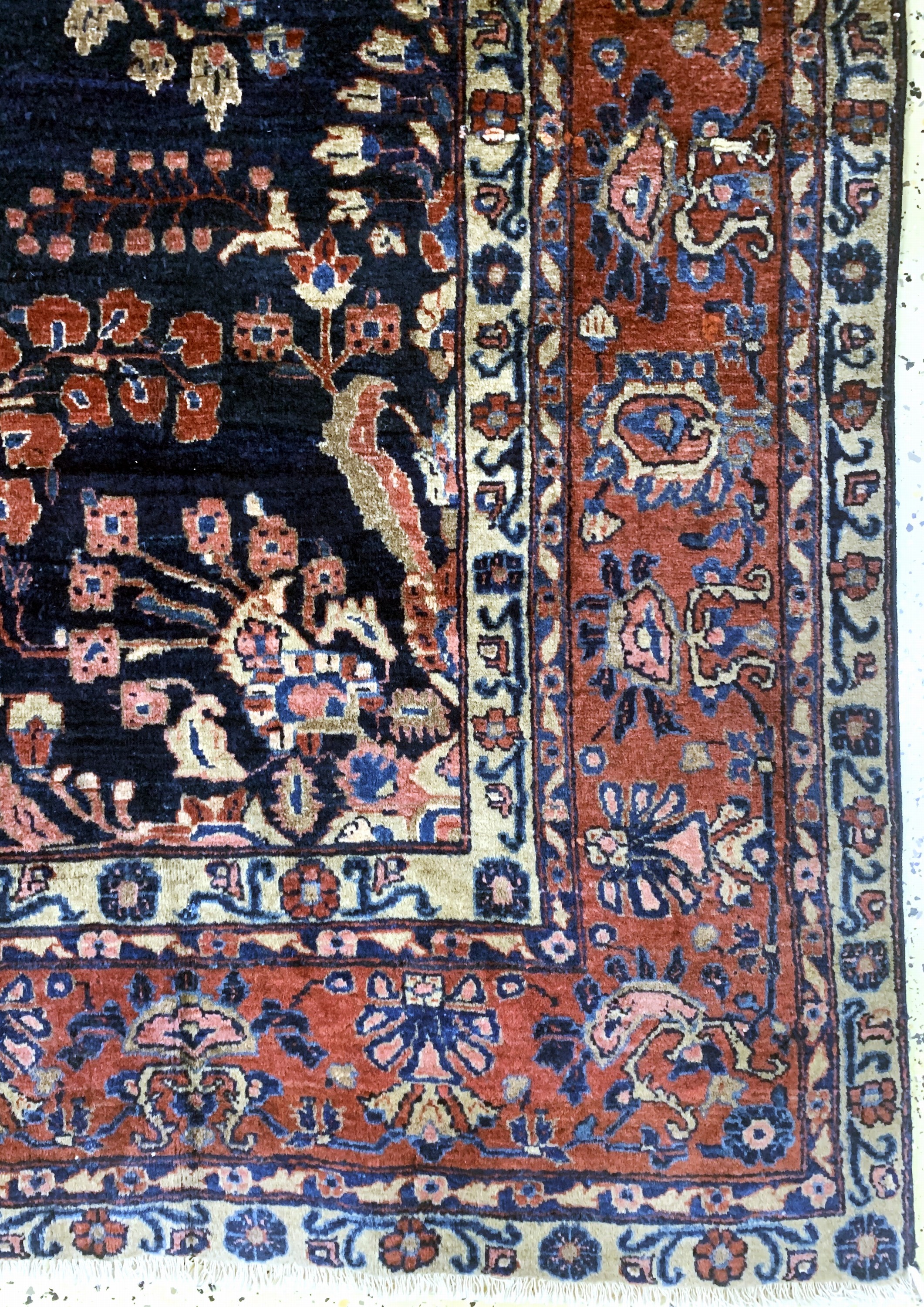 Detail a: Us Re-Import Sarogh antik, Persien, um 1900, Wolle auf Baumwolle, ca. 330 x 215 cm, EHZ: 3
