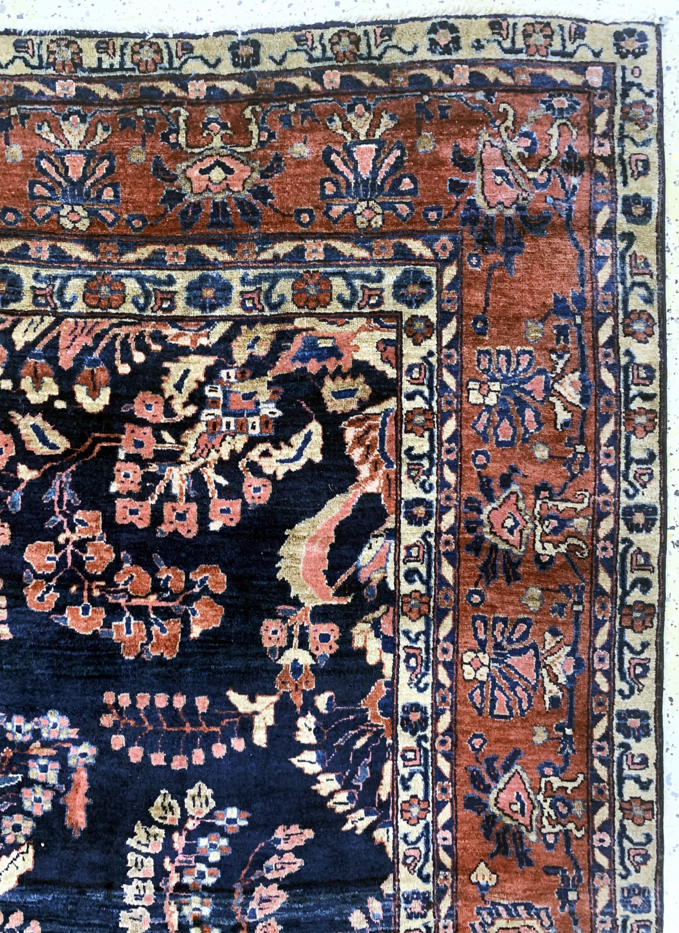 Detail f: Us Re-Import Sarogh antik, Persien, um 1900, Wolle auf Baumwolle, ca. 330 x 215 cm, EHZ: 3