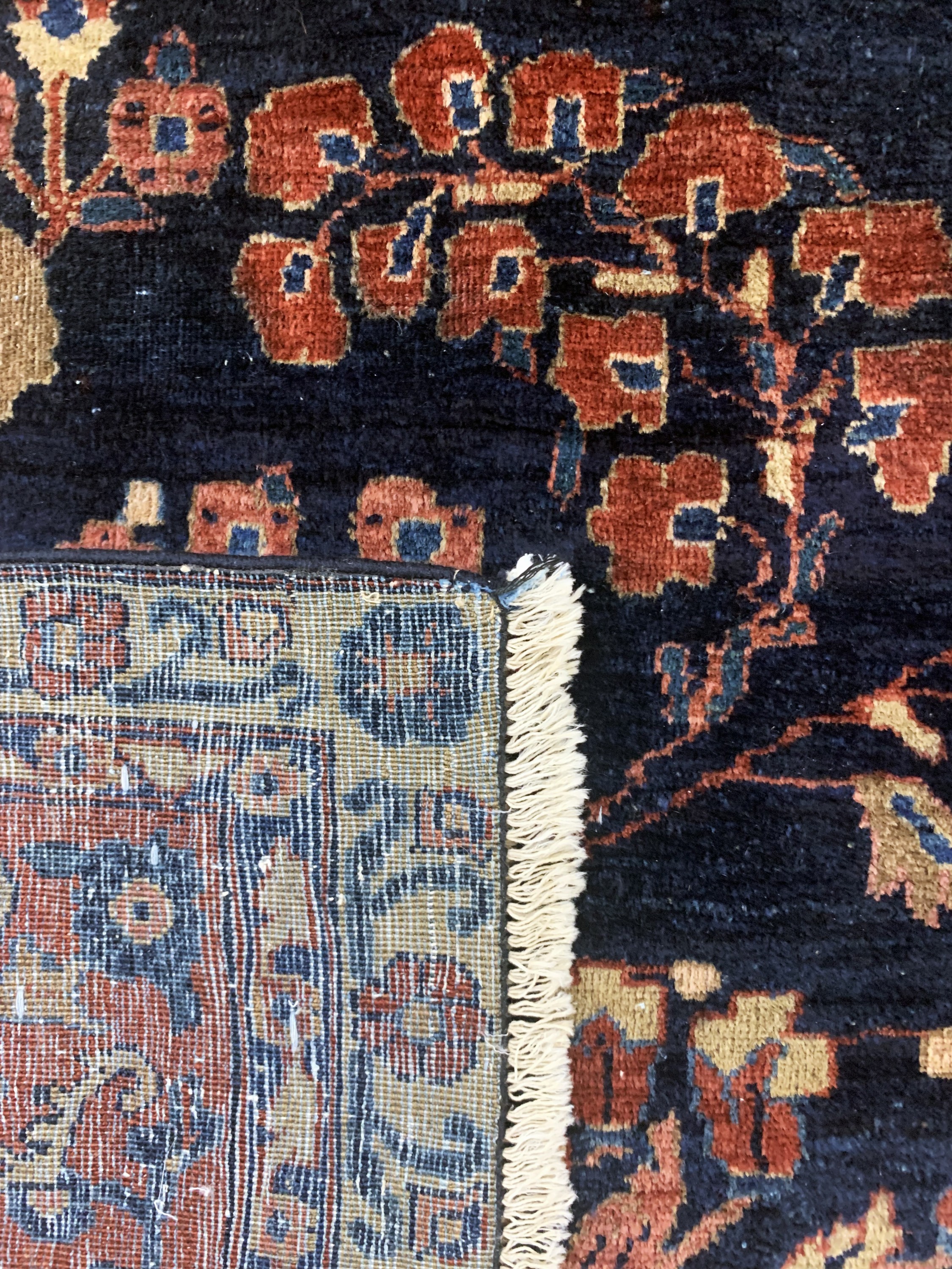Detail h: Us Re-Import Sarogh antik, Persien, um 1900, Wolle auf Baumwolle, ca. 330 x 215 cm, EHZ: 3