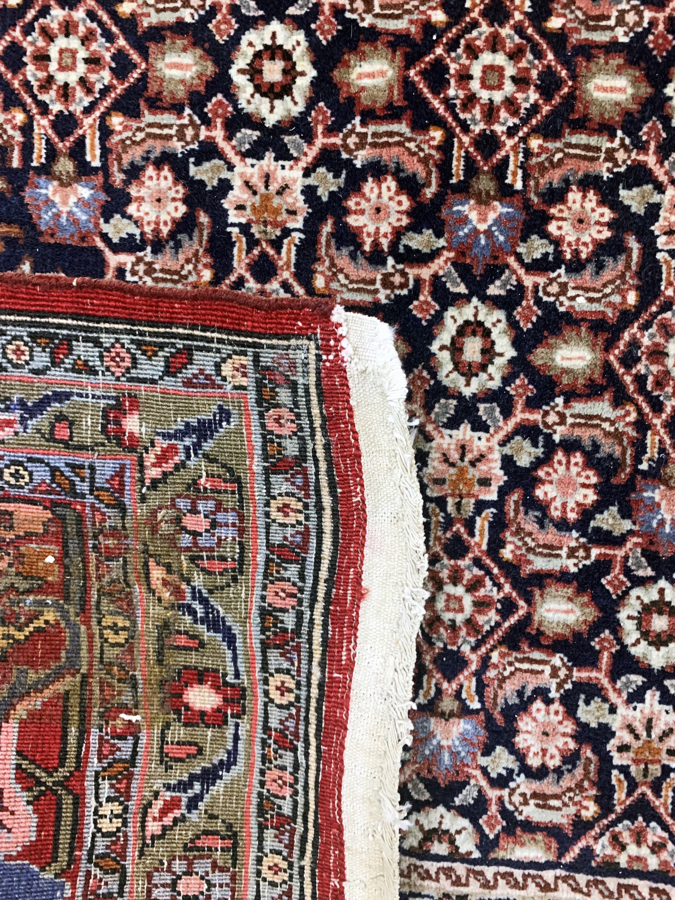 Detail g: Bidjar fein alt, Persien, Anfang 20.Jhd, Wolle auf Baumwolle, ca. 340 x 250 cm, EHZ: 2