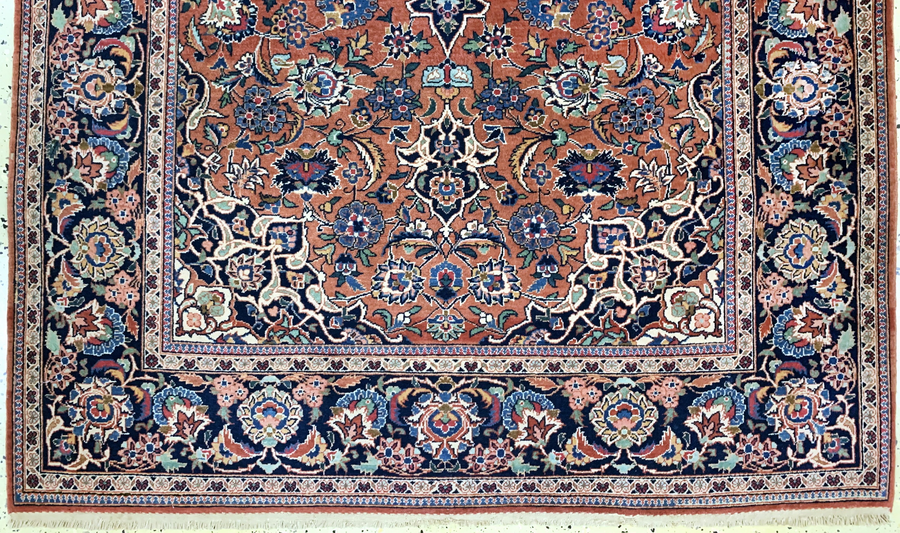 Detail c: Keschan Kork fein, Persien, Anfang 20.Jhd, Korkwolle auf Baumwolle, ca. 210 x 134 cm, EHZ: 2
