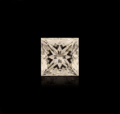 Image Loser Princess Cut Diamant ca. 0.50 ct l.get.Weiß/vs2 Schätzpreis: 1050, - EUR