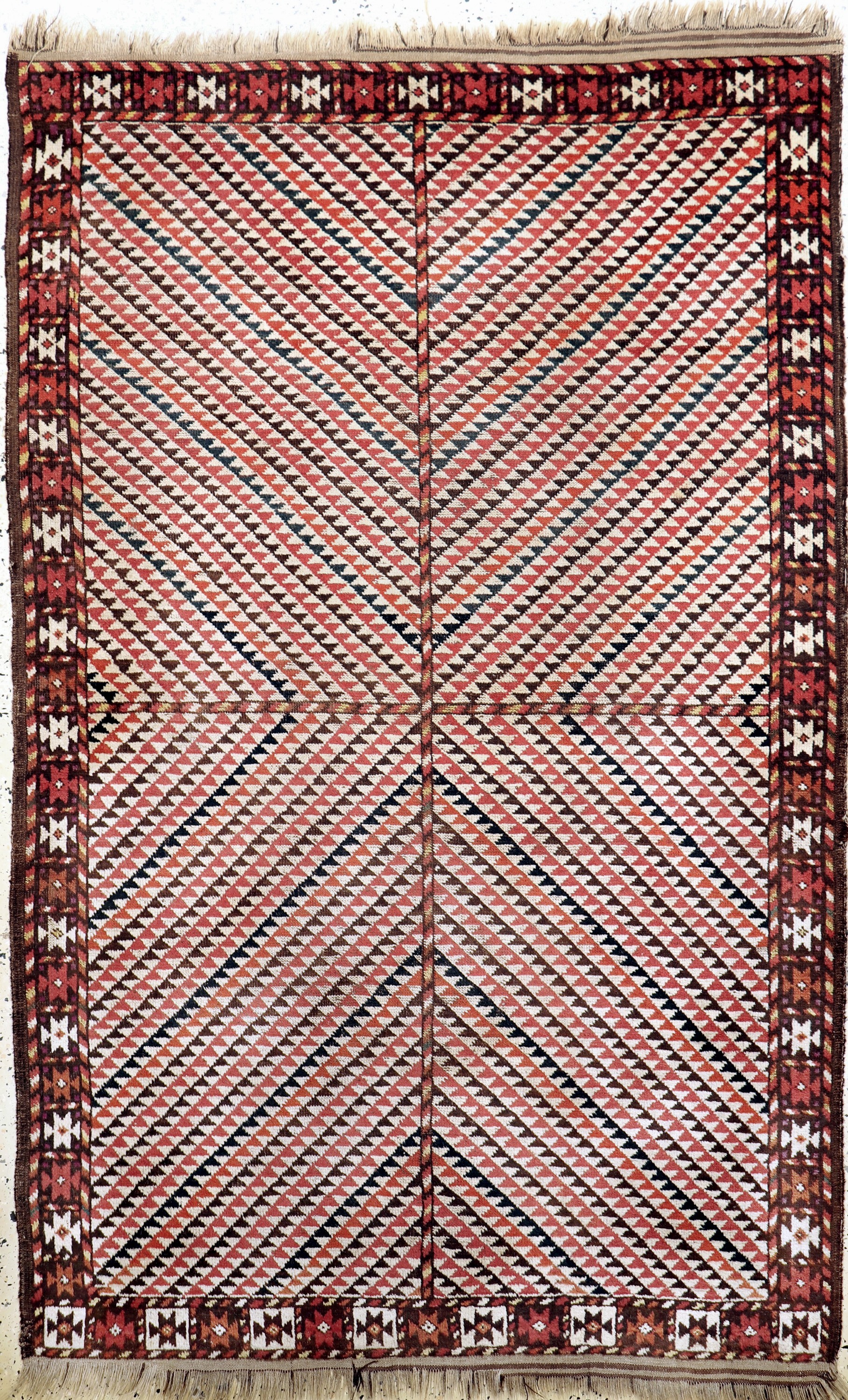 Ersari antik, Turkmenistan, um 1900, Wolle auf Wolle, ca. 205 x 133 cm, EHZ: 3