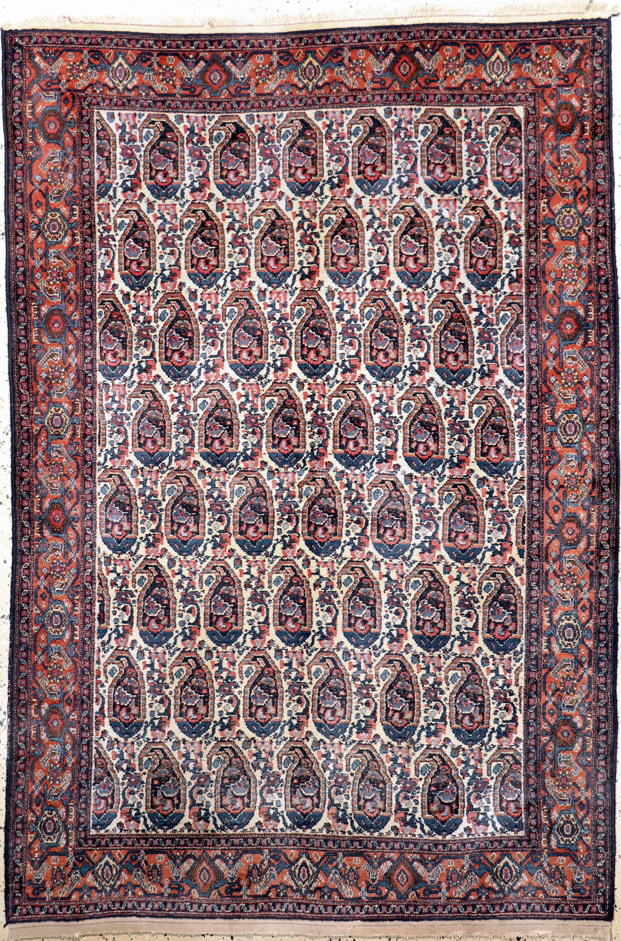 Senneh alt, Persien, Anfang 20.Jhd, Wolle auf Baumwolle, ca. 210 x 145 cm, EHZ: 2
