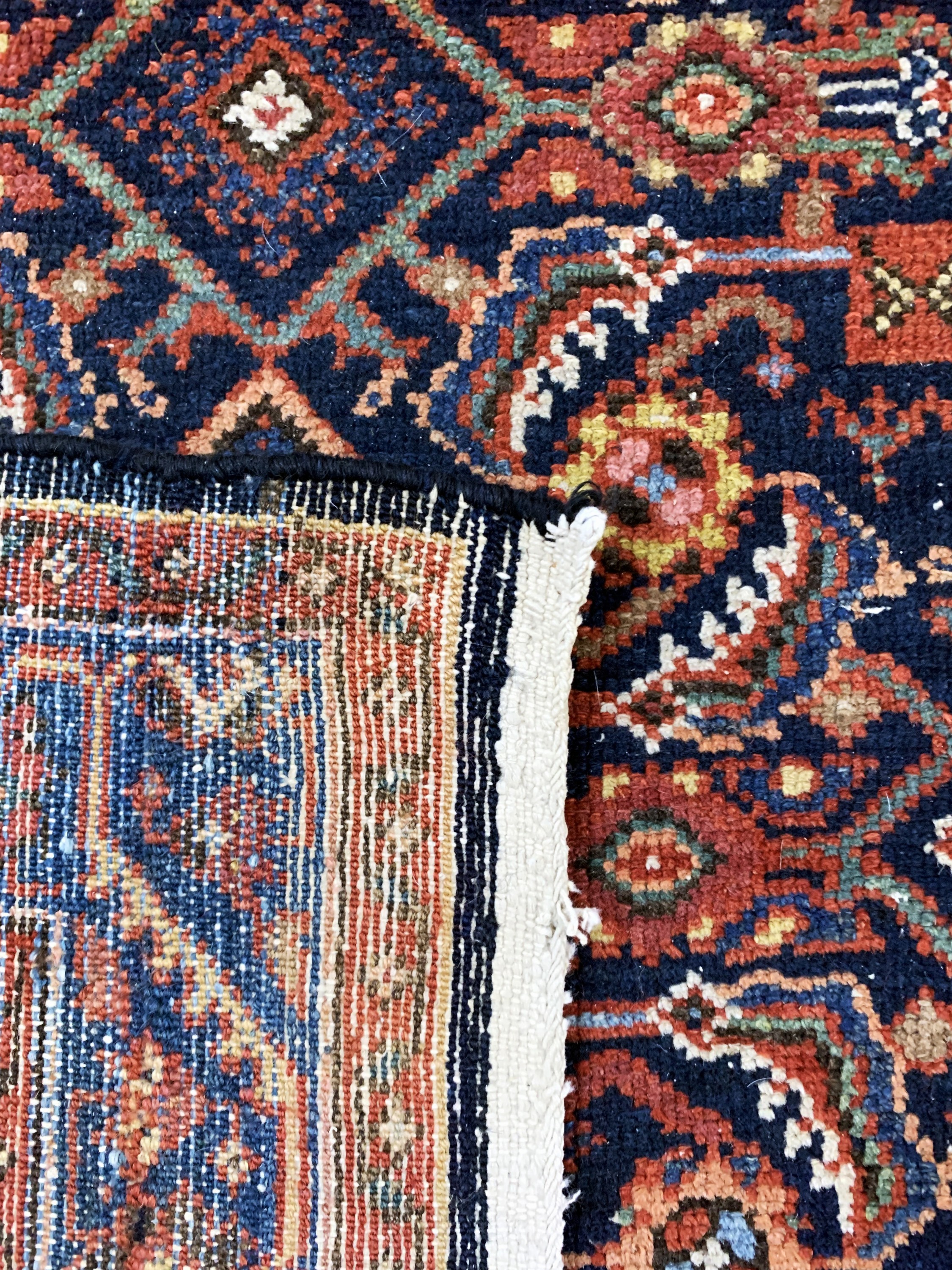 Detail f: Hamadan alt, Persien, Anfang 20.Jhd, Wolle auf Baumwolle, ca. 350 x 170 cm, EHZ: 2-3
