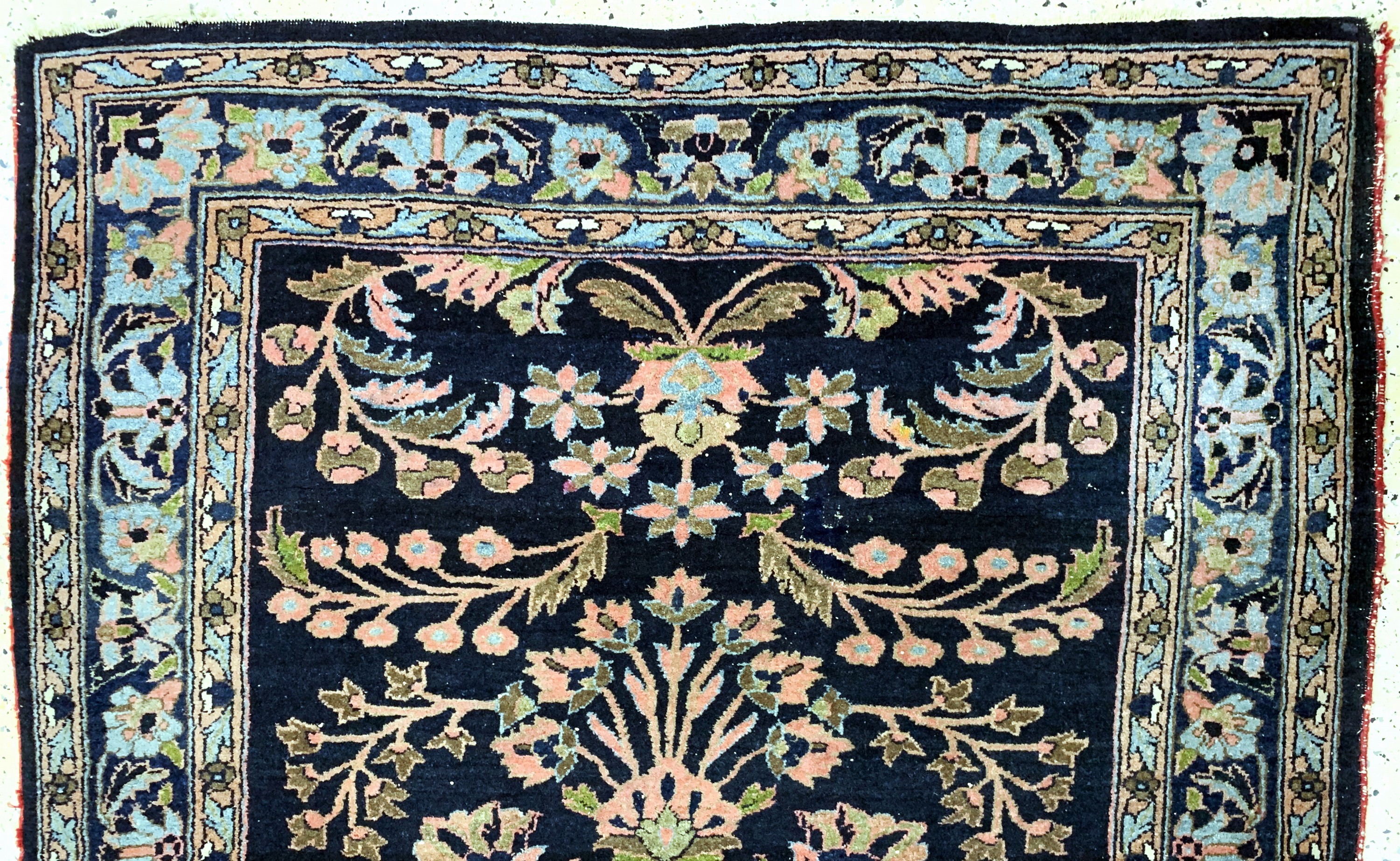 Detail a: Bidjar antik, Persien, um 1900, Wolle auf Baumwolle, ca. 214 x 152 cm, EHZ: 2-3, (restauriert)