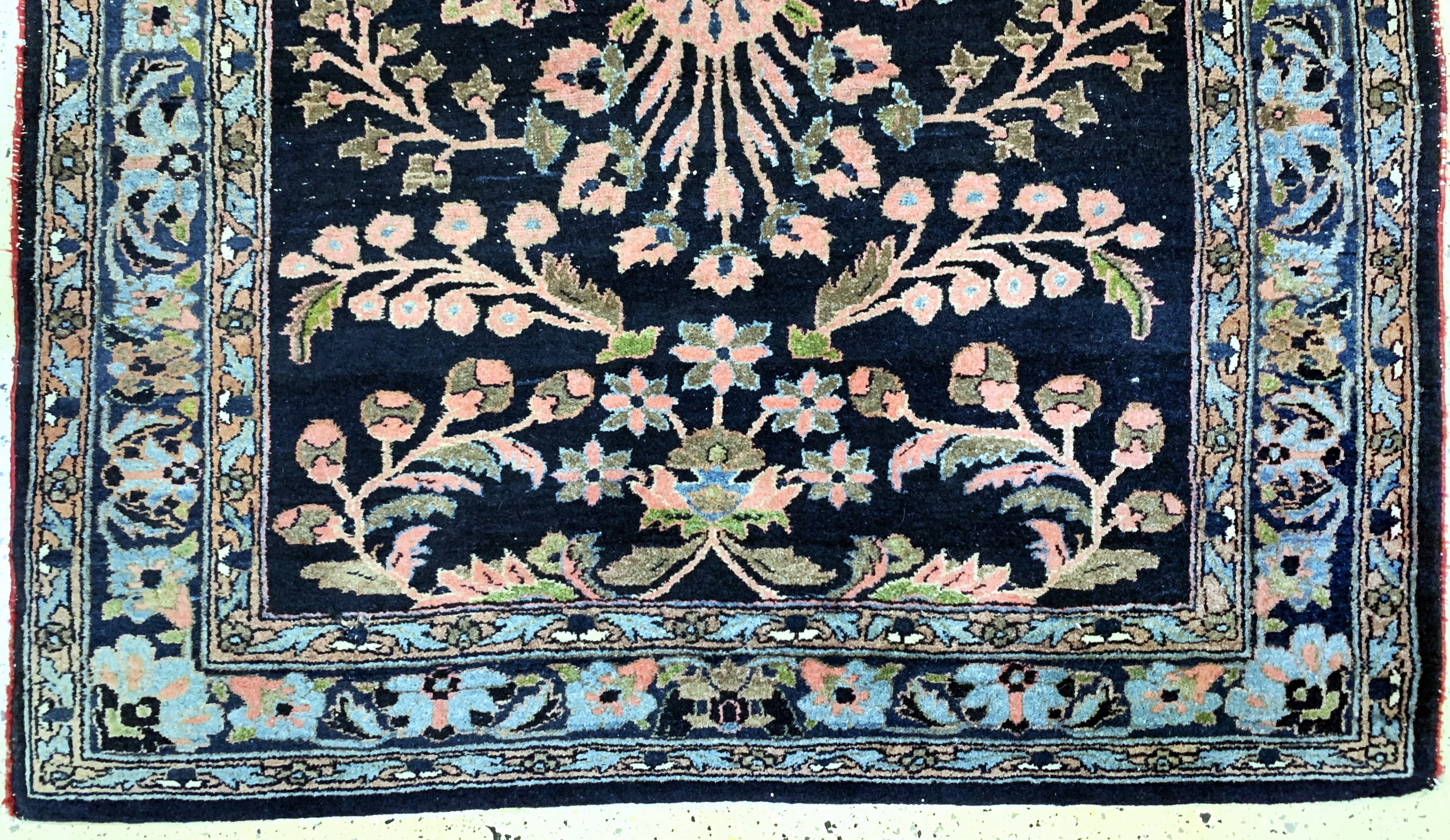 Detail c: Bidjar antik, Persien, um 1900, Wolle auf Baumwolle, ca. 214 x 152 cm, EHZ: 2-3, (restauriert)