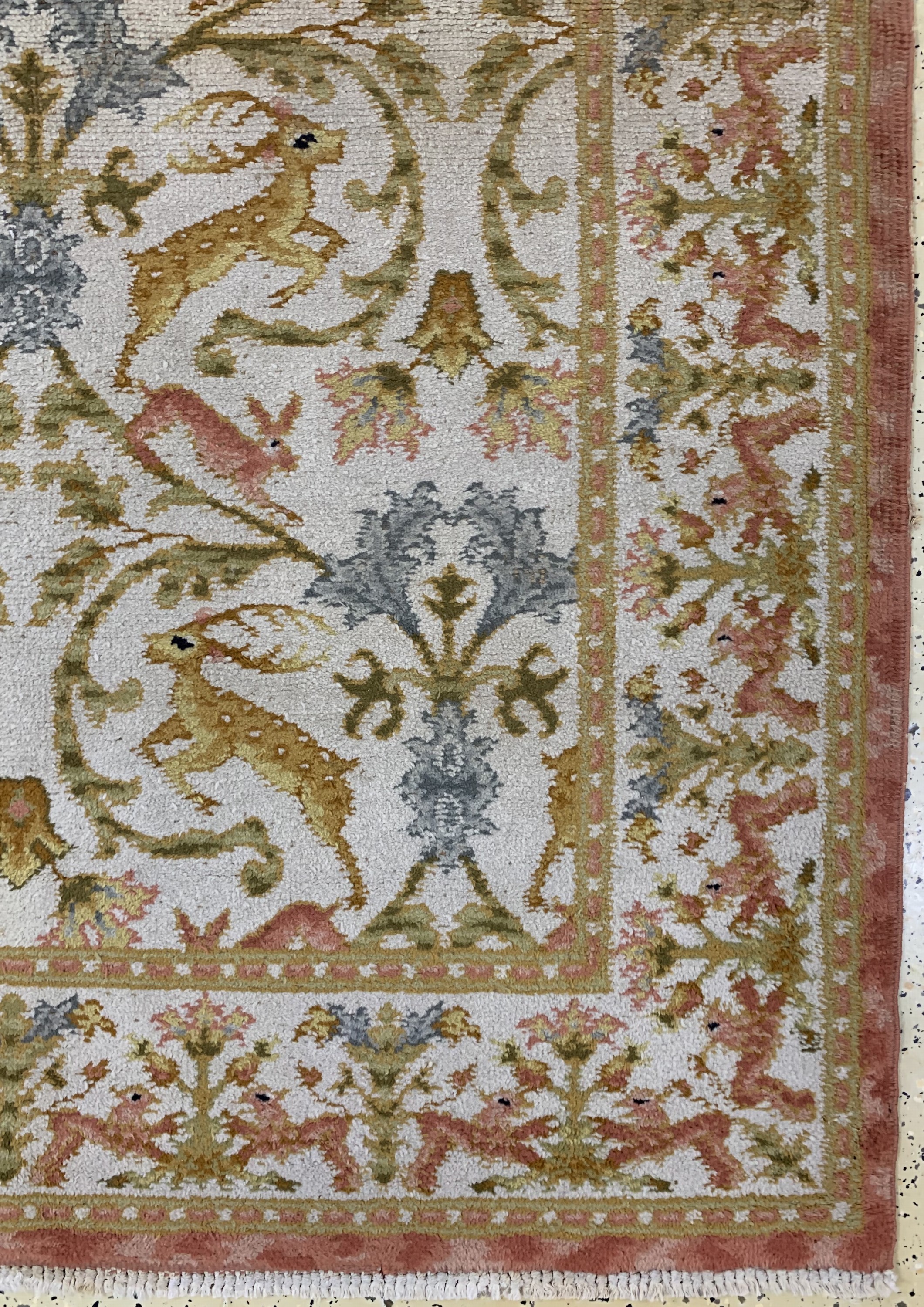 Detail a: Uschak alt, Türkei, Anfang 20.Jhd, Wolle auf Baumwolle, ca. 200 x 140 cm, EHZ: 2