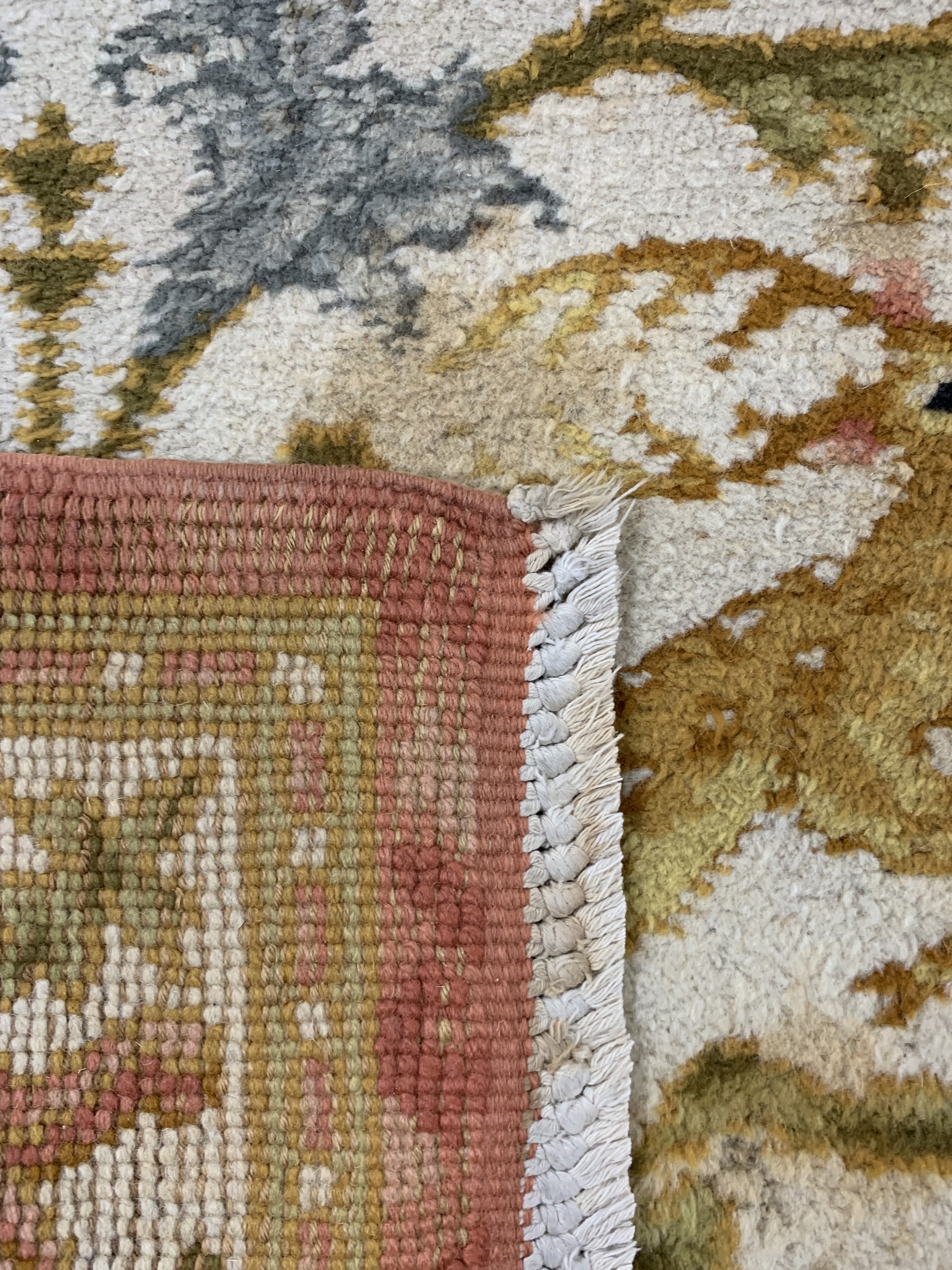 Detail g: Uschak alt, Türkei, Anfang 20.Jhd, Wolle auf Baumwolle, ca. 200 x 140 cm, EHZ: 2