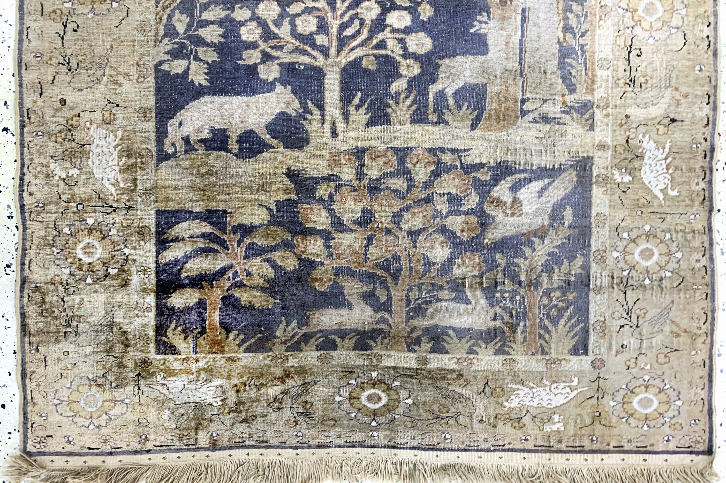 Detail a: Kayseri Flosch antik, Türkei, um 1900, merzerisierte Baumwolle, ca. 165 x 122 cm, EHZ: 2-3