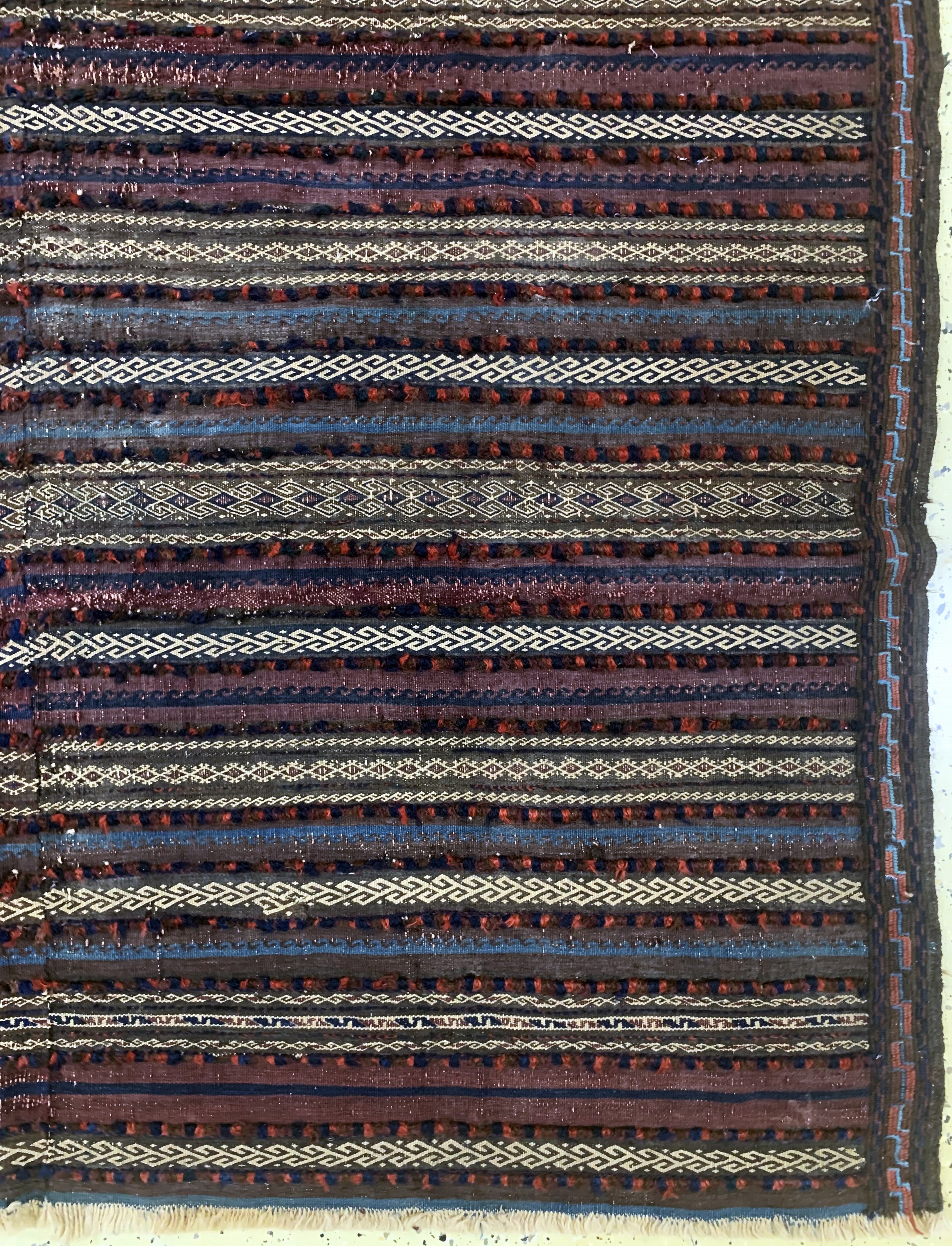 Detail a: Belutsch Sumakh antik, Persien, um 1900, Wolle auf Wolle, ca. 295 x 165 cm, EHZ: 2(2 Bahnig)