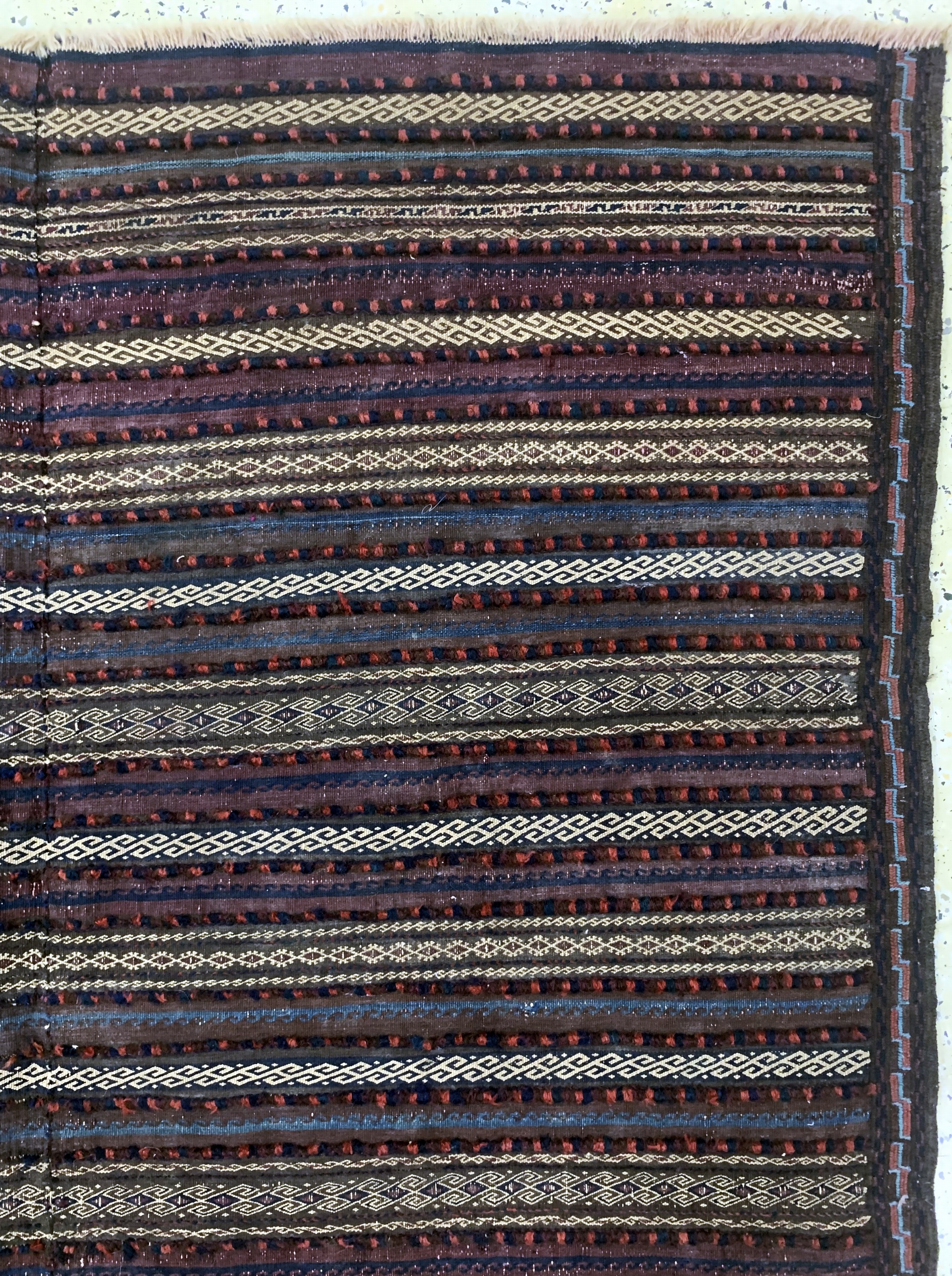 Detail f: Belutsch Sumakh antik, Persien, um 1900, Wolle auf Wolle, ca. 295 x 165 cm, EHZ: 2(2 Bahnig)