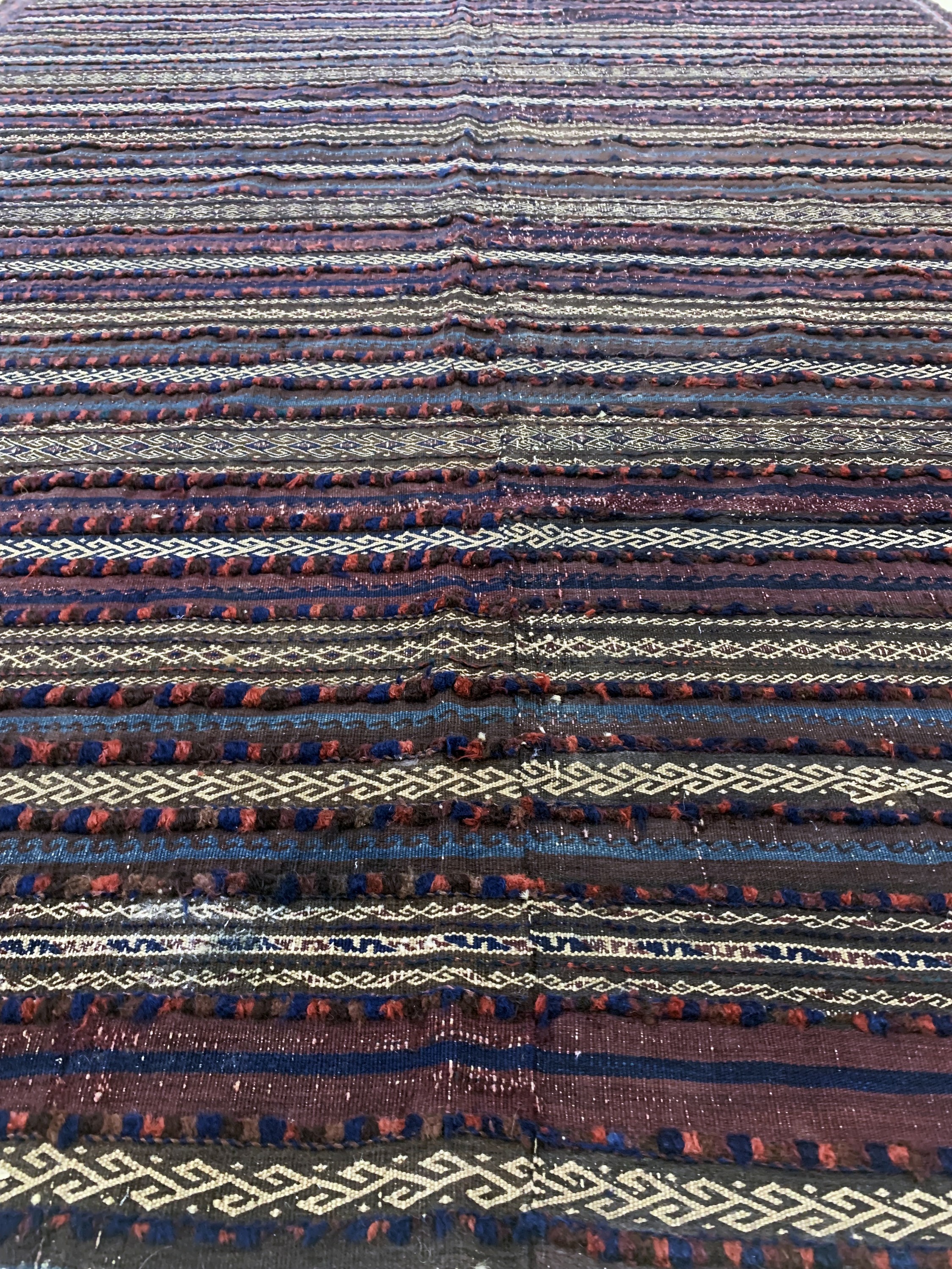 Detail g: Belutsch Sumakh antik, Persien, um 1900, Wolle auf Wolle, ca. 295 x 165 cm, EHZ: 2(2 Bahnig)