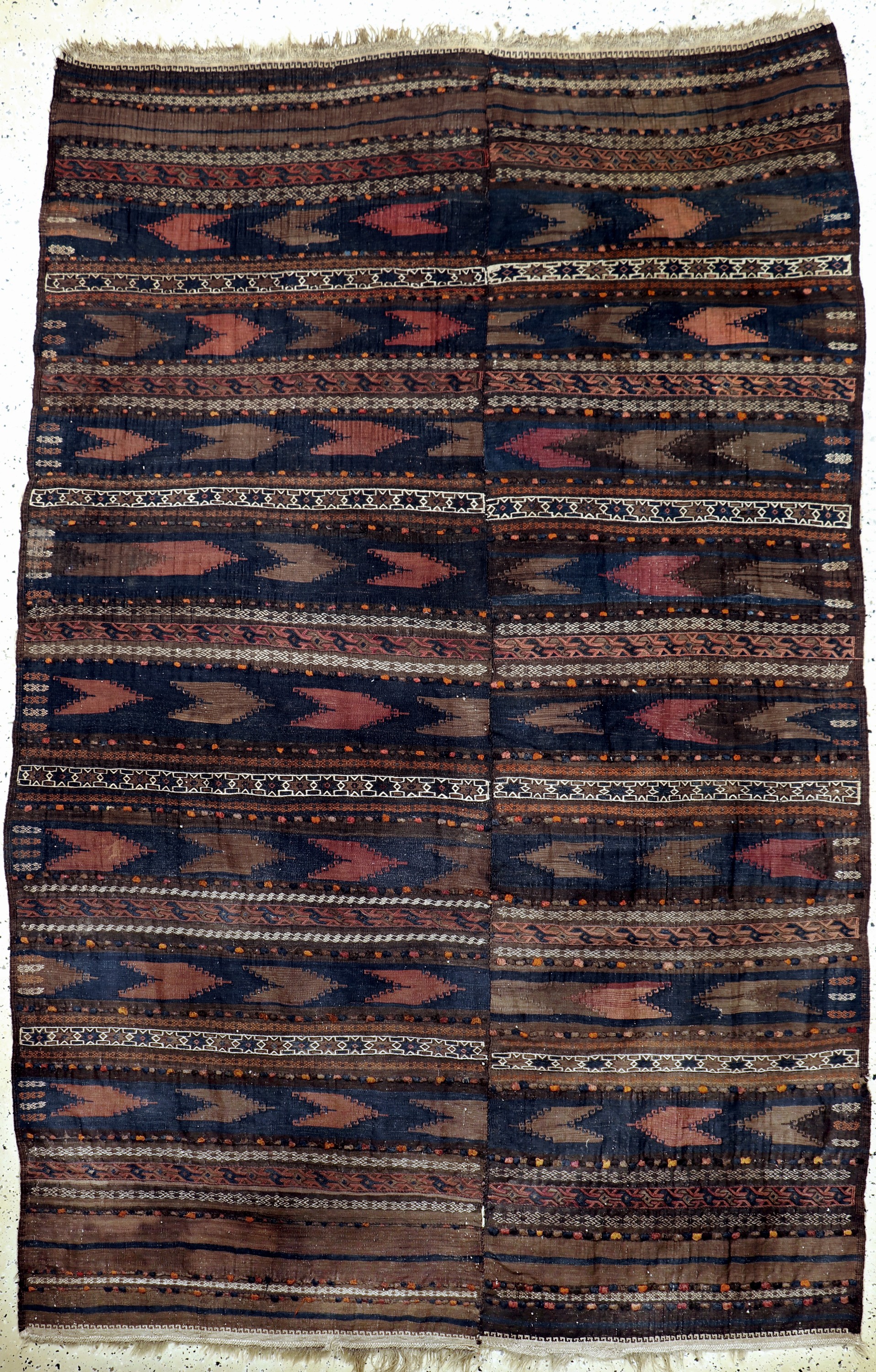 Belutsch Sumakh antik, Persien, um 1900, Wolle auf Wolle, ca. 300 x 200 cm, EHZ: 2(2 Bahnig)