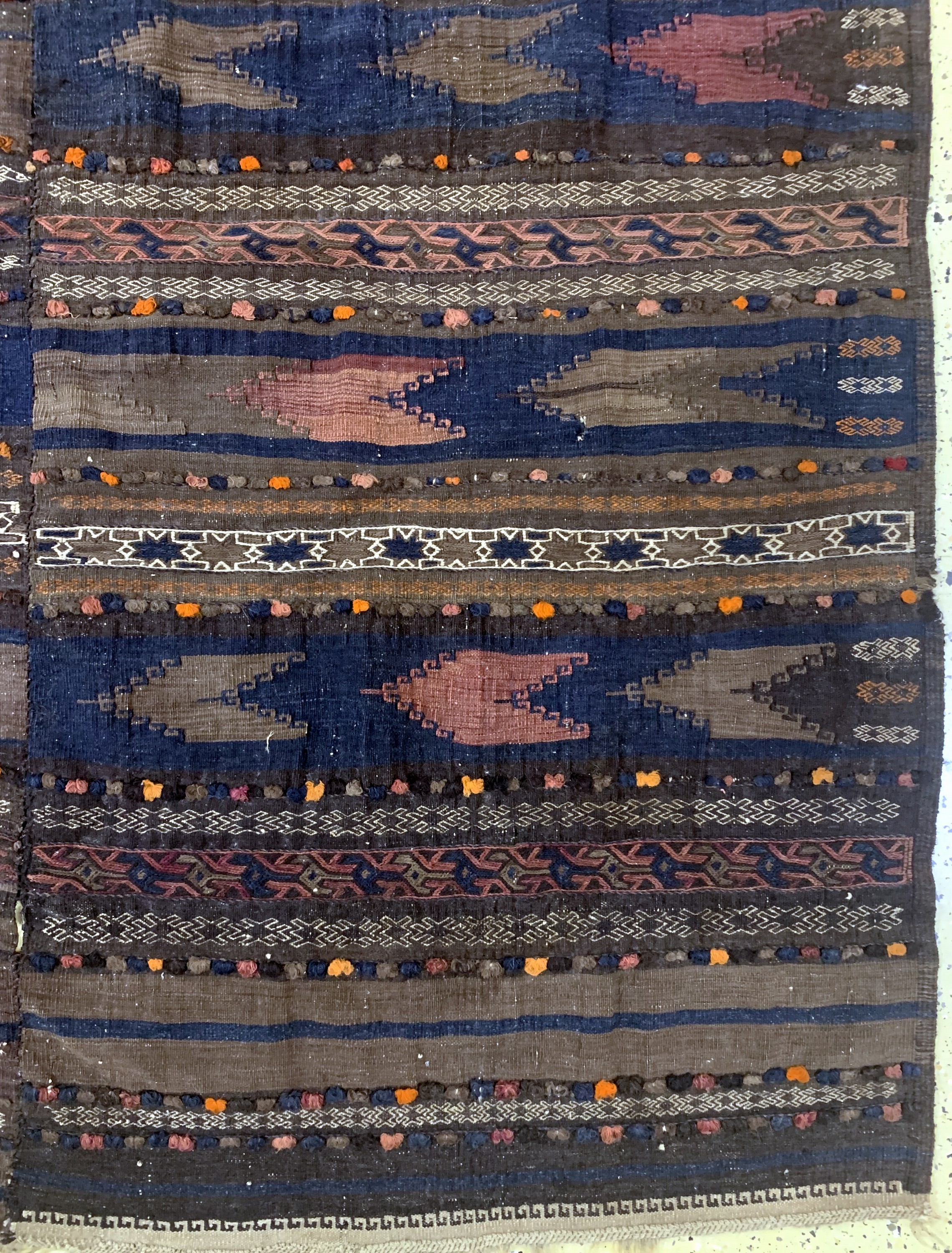 Detail a: Belutsch Sumakh antik, Persien, um 1900, Wolle auf Wolle, ca. 300 x 200 cm, EHZ: 2(2 Bahnig)