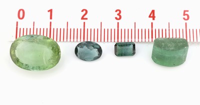 26961457c - Lot lose Turmaline, zus. ca. 134.5 ct, versch.Schliffformen, Größen und ...