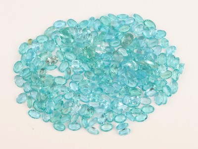 Image Lot lose Apatite, zus. ca. 87.92 ct, versch. Schliffformen, Größen und ...