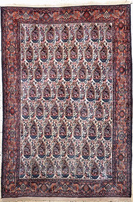 Image Senneh alt, Persien, Anfang 20.Jhd, Wolle auf Baumwolle, ca. 210 x 145 cm, EHZ: 2