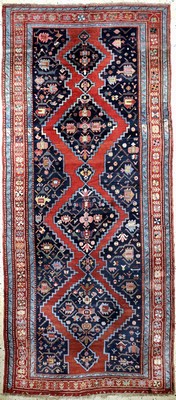 Image Karabagh antik, Kaukasus, 19.Jhd, Wolle aufWolle, ca. 400 x 170 cm, EHZ: 3(restauriert).