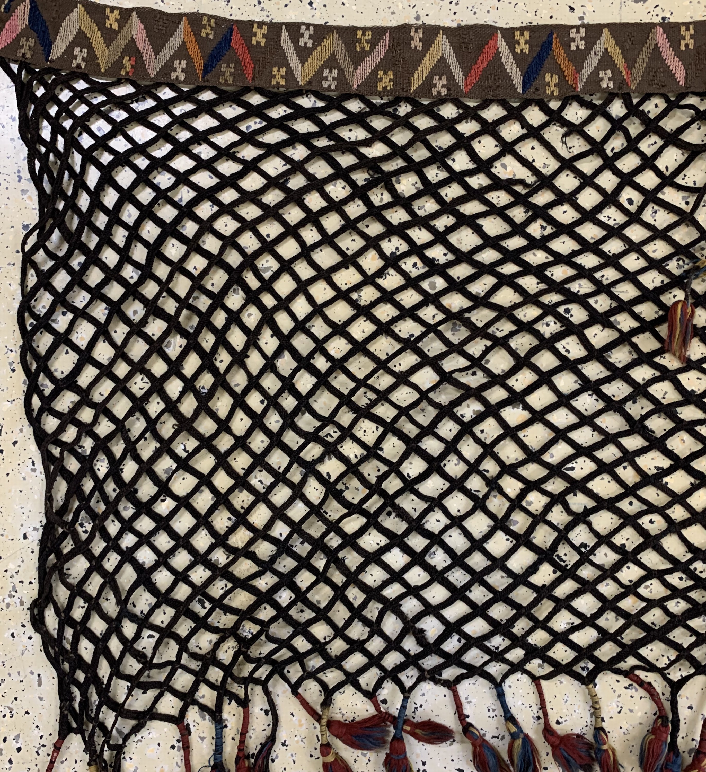 Detail a: Tierschmuck antik, Persien, um 1900, Wolle auf Wolle, ca. 240 x 90 cm, EHZ: 2