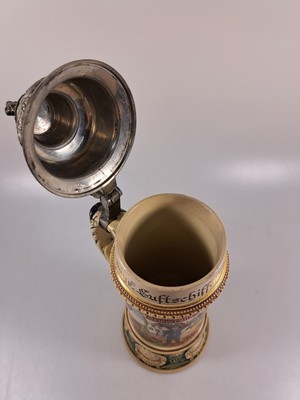 26961813i - Reservistenkrug, Kgl. bayr. Luftschiffer-Abteilung 1906/08 München, Steingut, ...